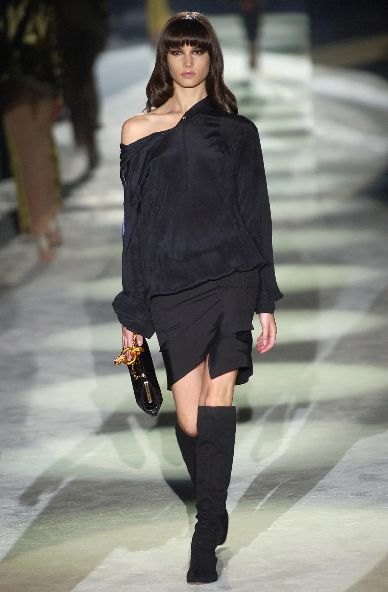 RARE SS04 Gucci Tom Ford Silk Skirt