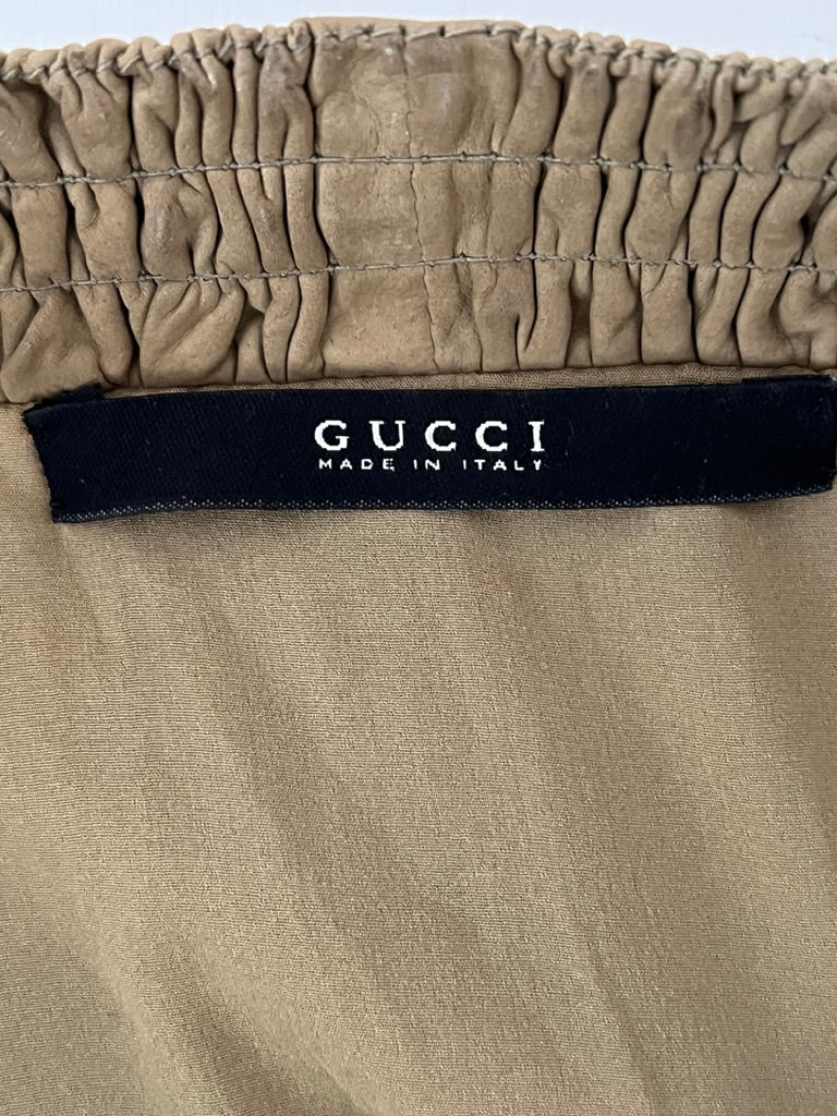 SS03 Gucci Tom Ford gathered jacket