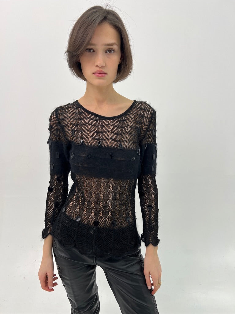 Christian Lacroix knitted top