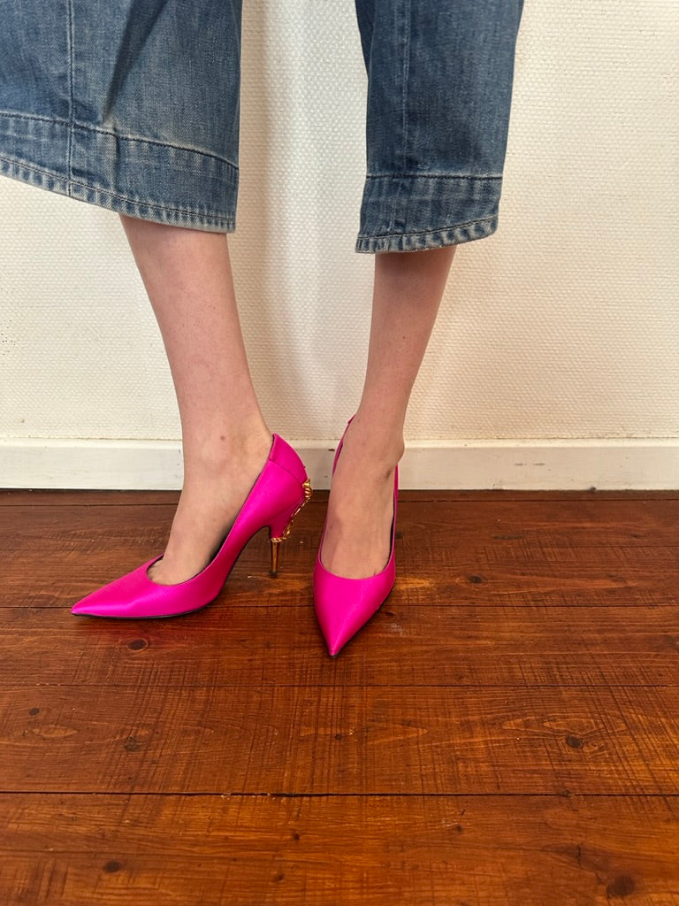 Versace Satin Pumps