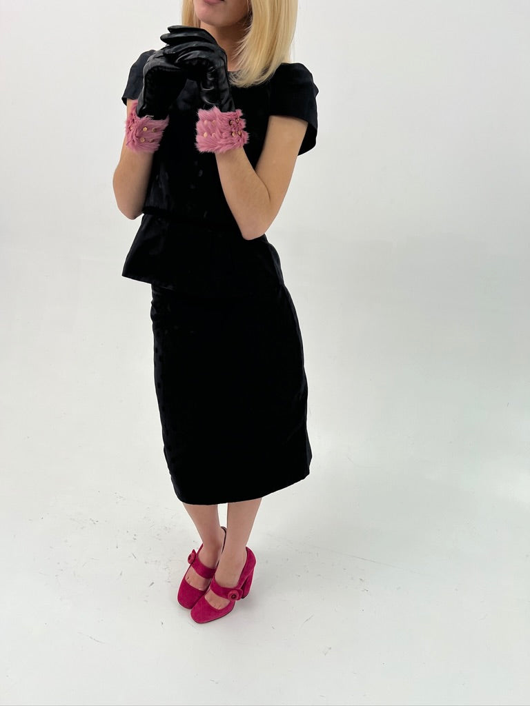 Prada Fur leather  Gloves