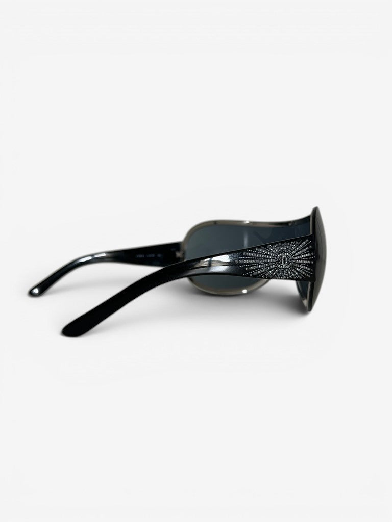 Chanel pilote shield sunglasses