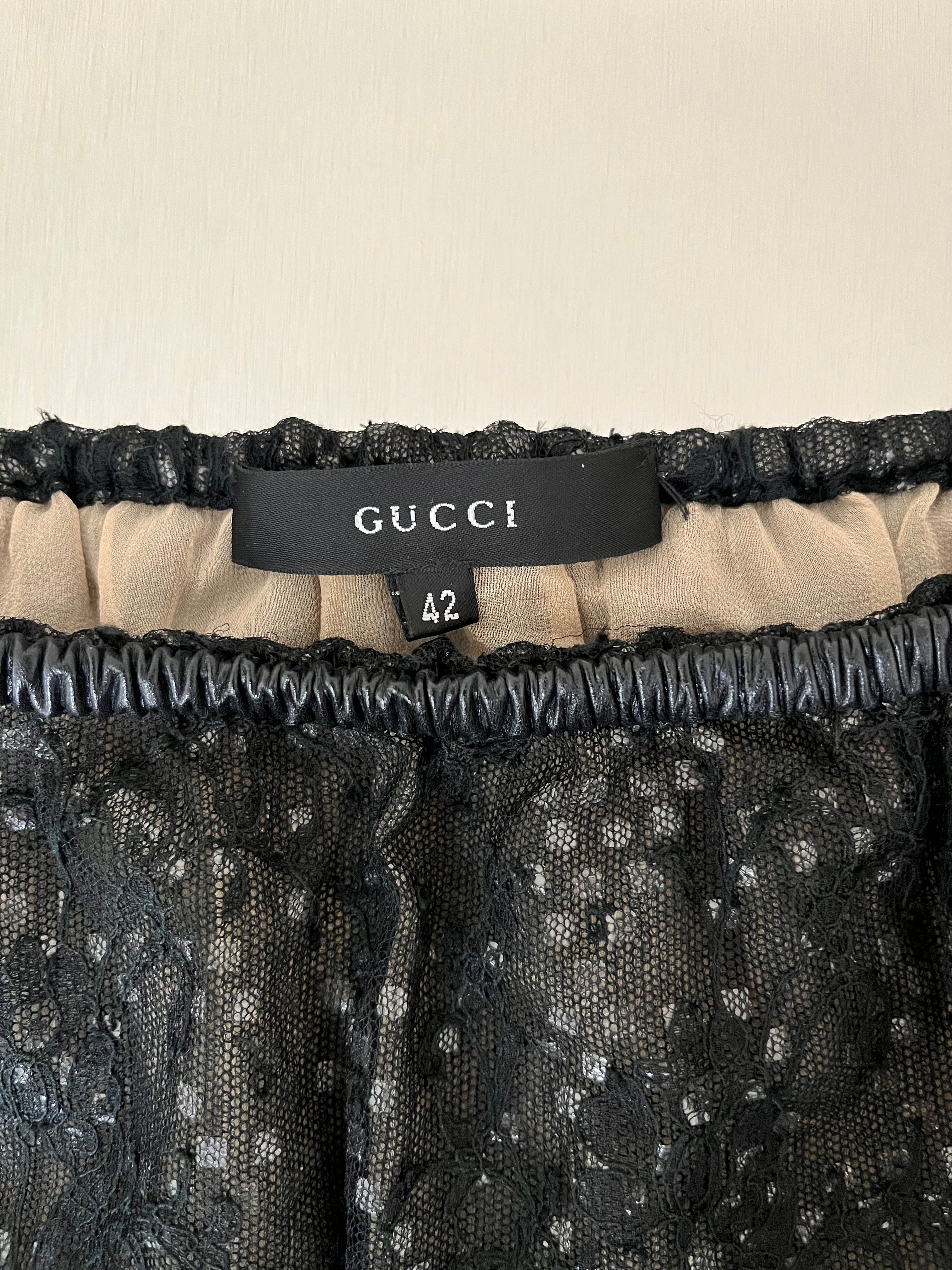 RARE SS99 Gucci Tom Ford Laces Skirt