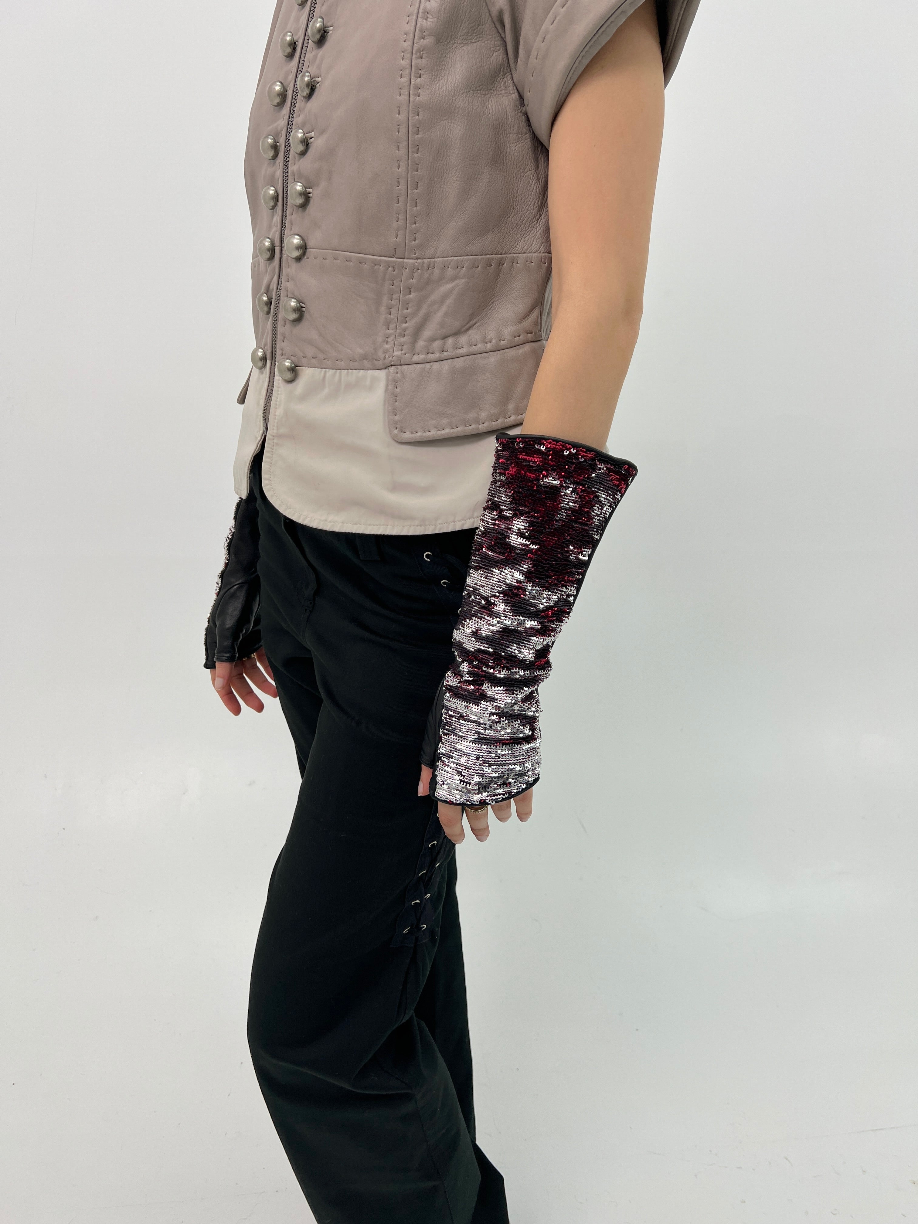 Miu Miu Sequin Mittens