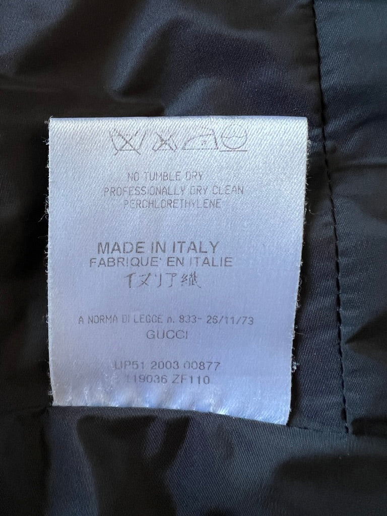 Rare FW03 Gucci Tom Ford Coat