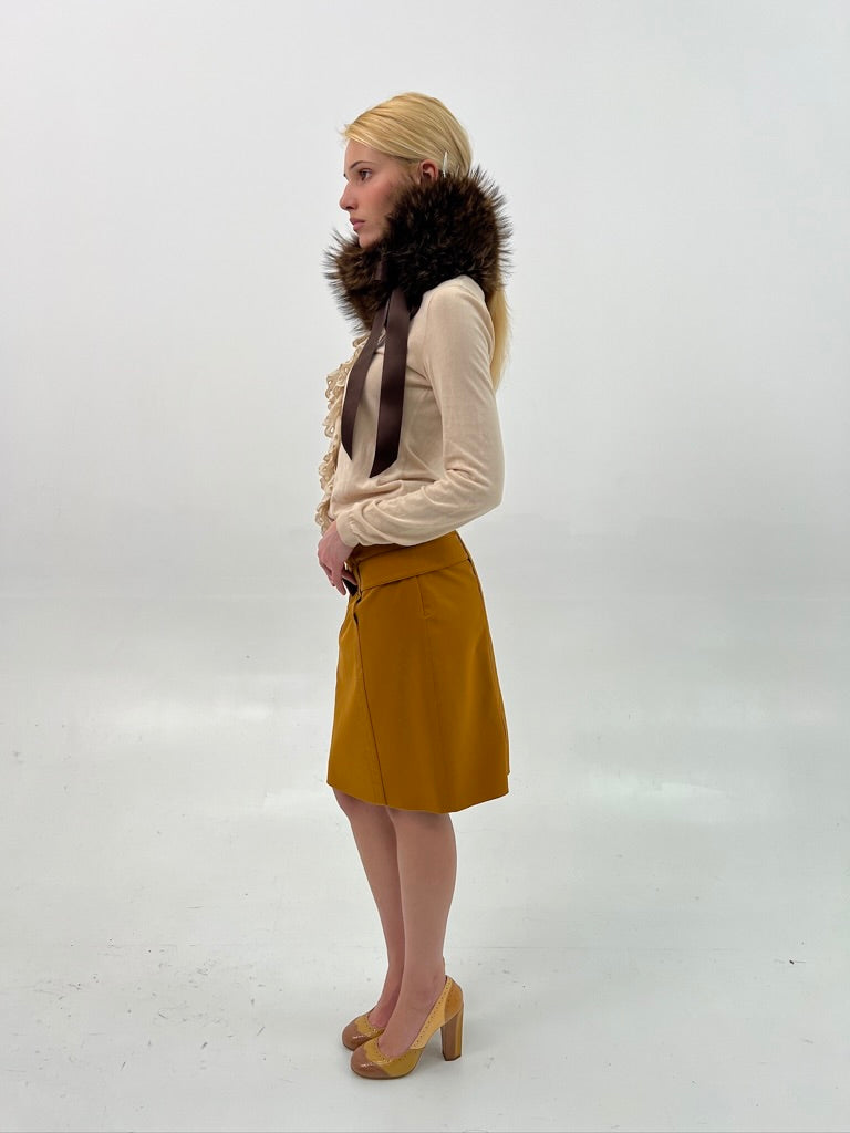 100% Real Racoon Fur Collar