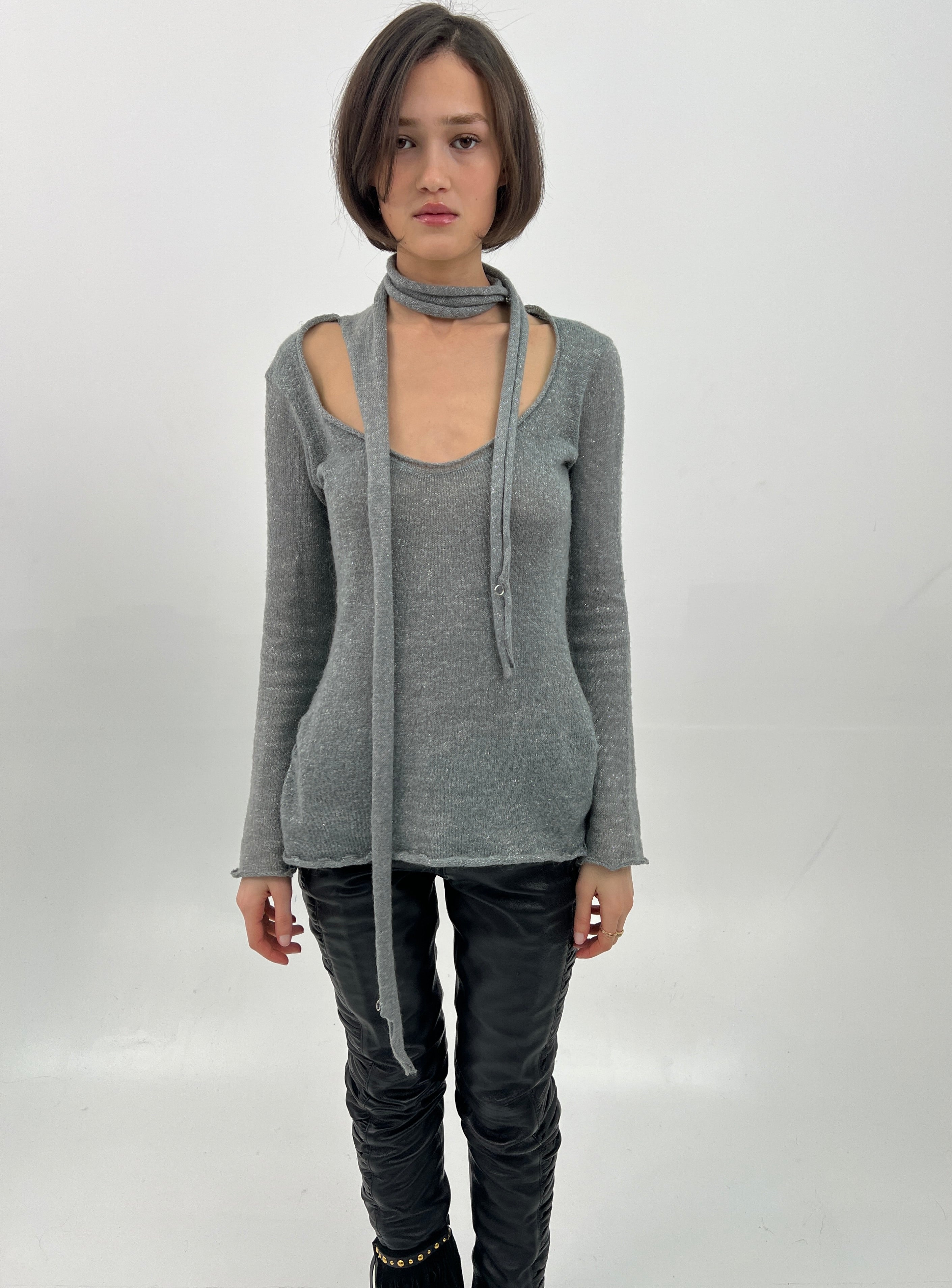 Patrizia Peep Scarf Top