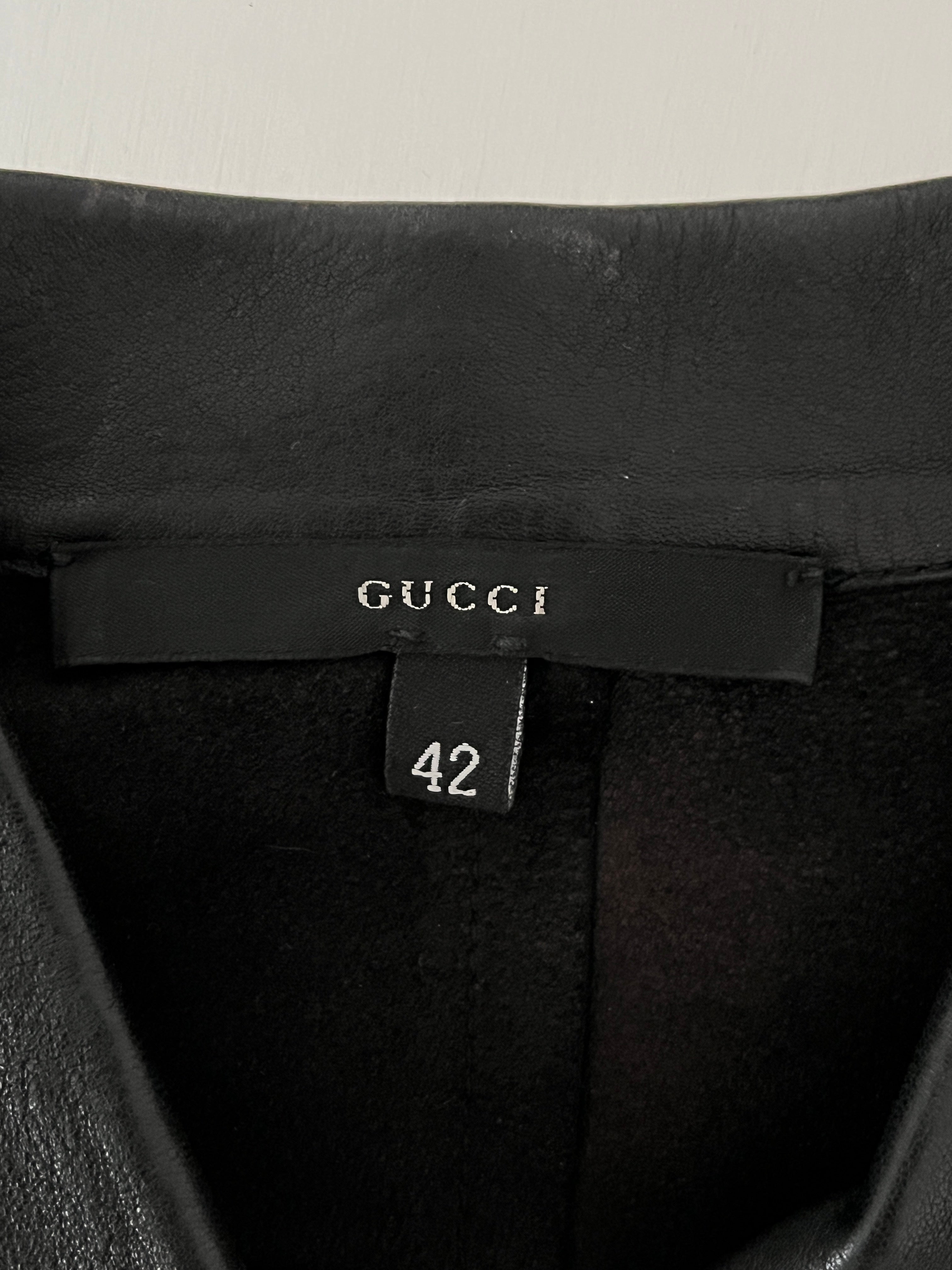 RARE 1999 Gucci Tom Ford Leather Jacket