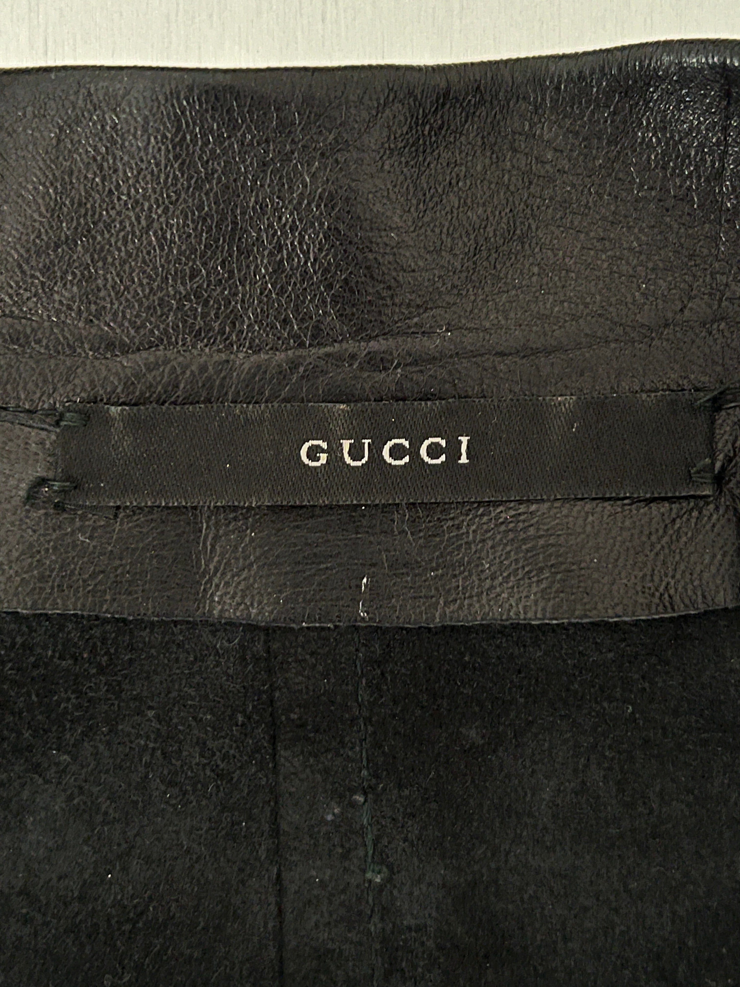 RARE FW97 Gucci Tom Ford Leather Vest