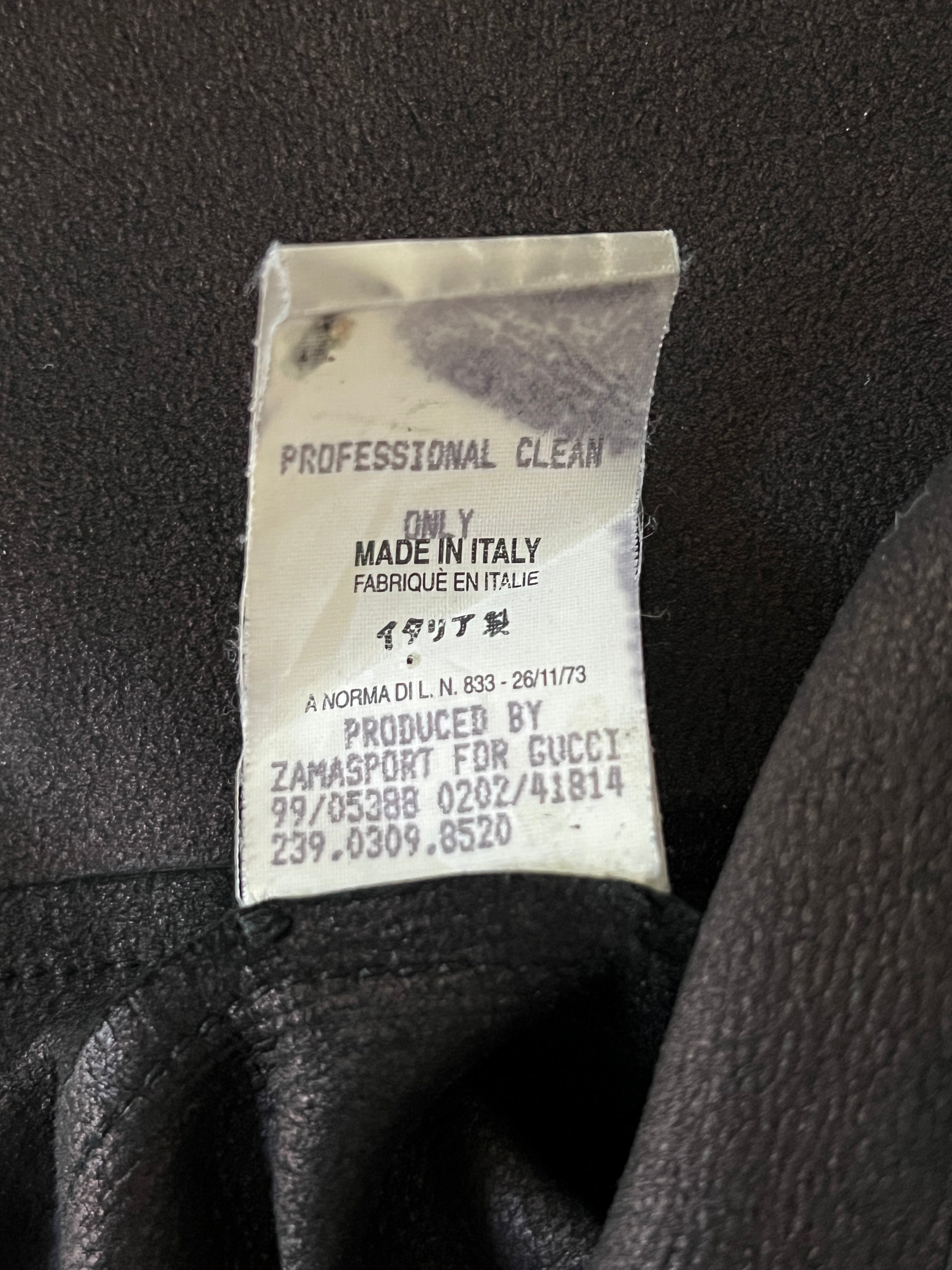 RARE 1999 Gucci Tom Ford Leather Jacket