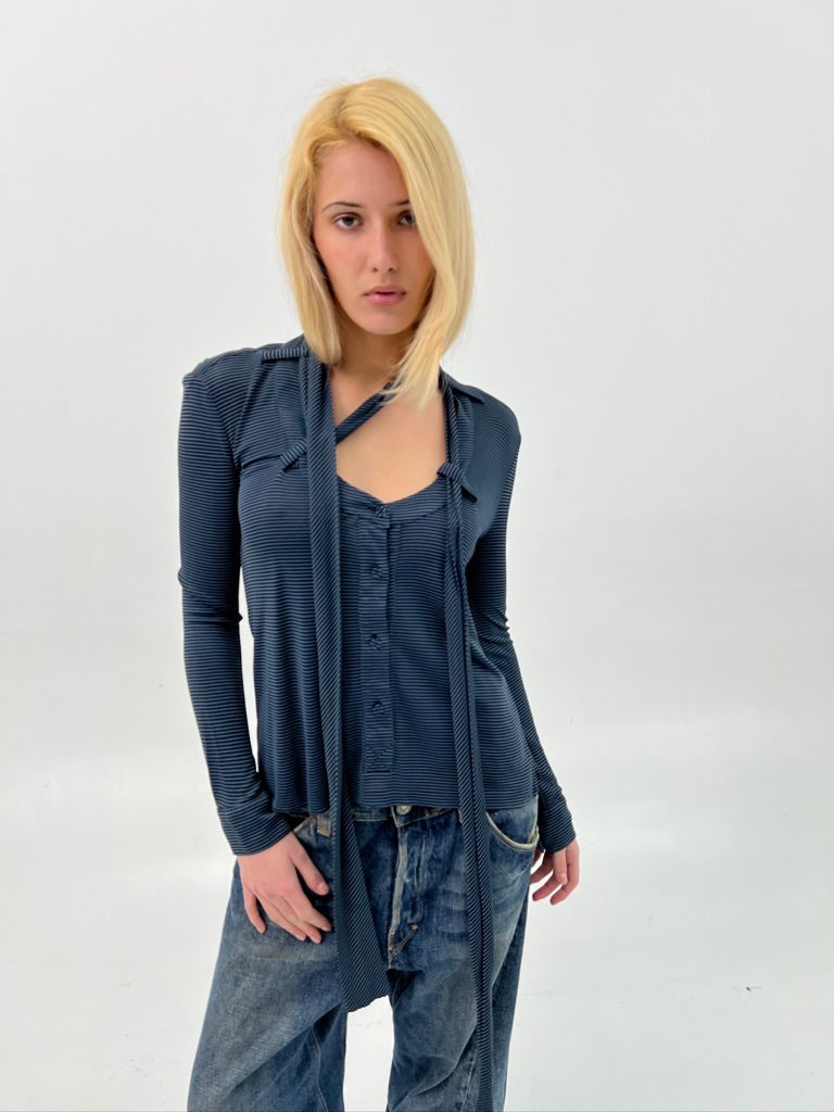 Balenciaga Scarf Cardigan