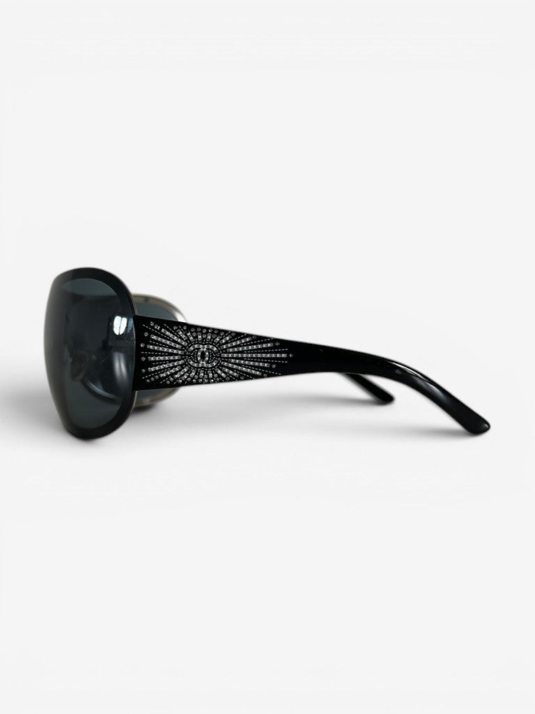 Chanel pilote shield sunglasses