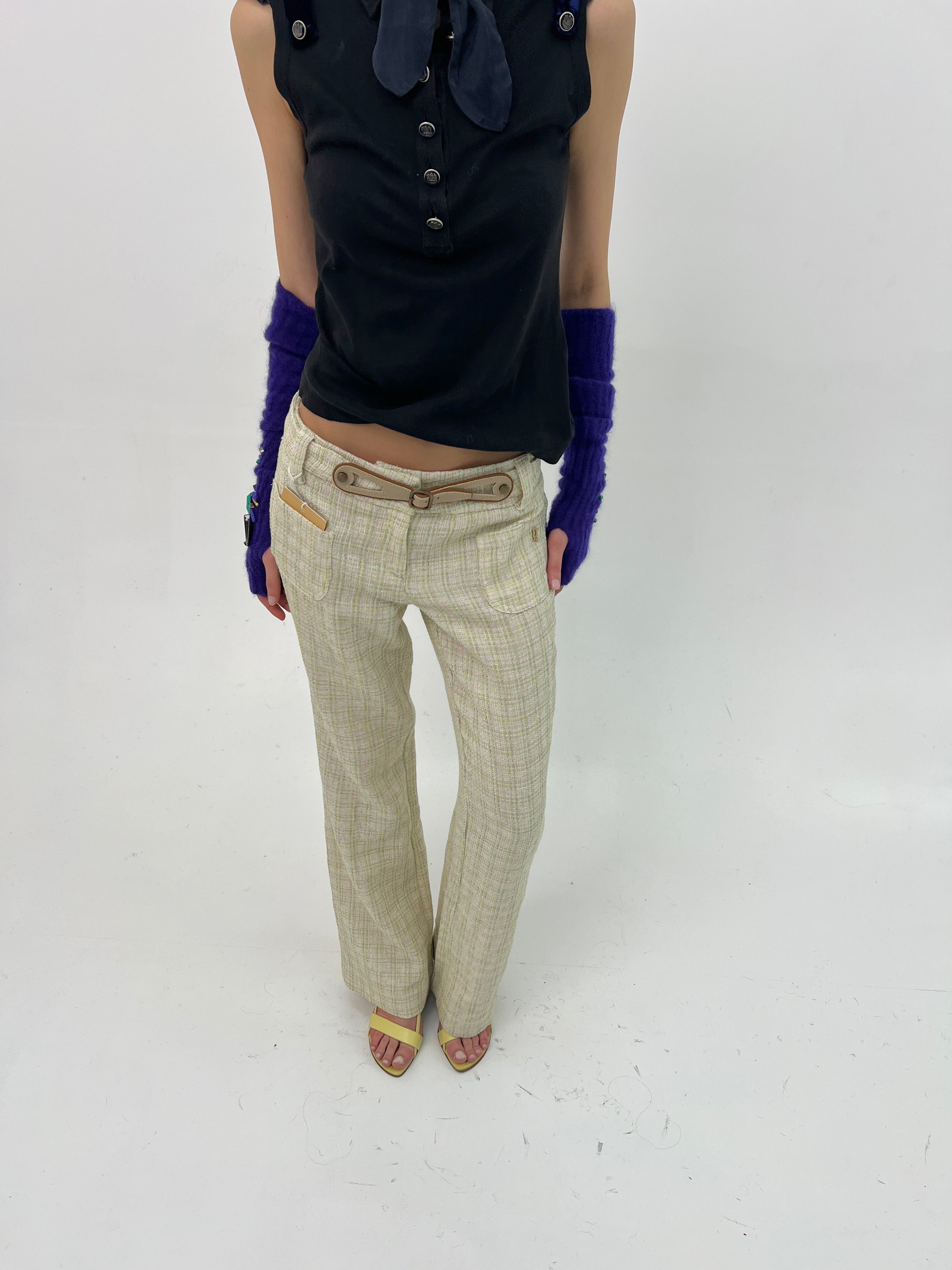 John Galliano Tweed Trousers