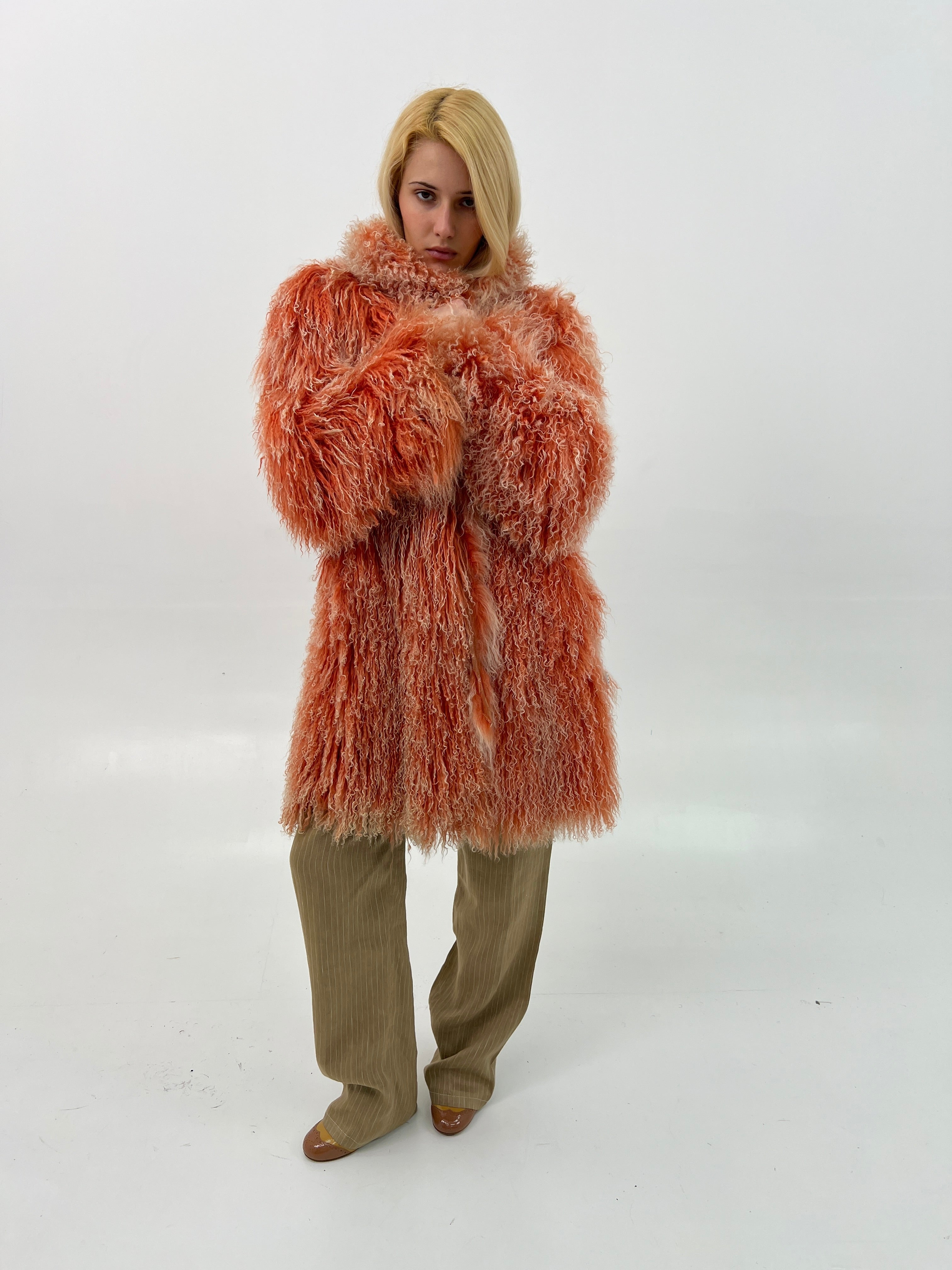 Reversible 100% Real Mongolian Lamb Fur