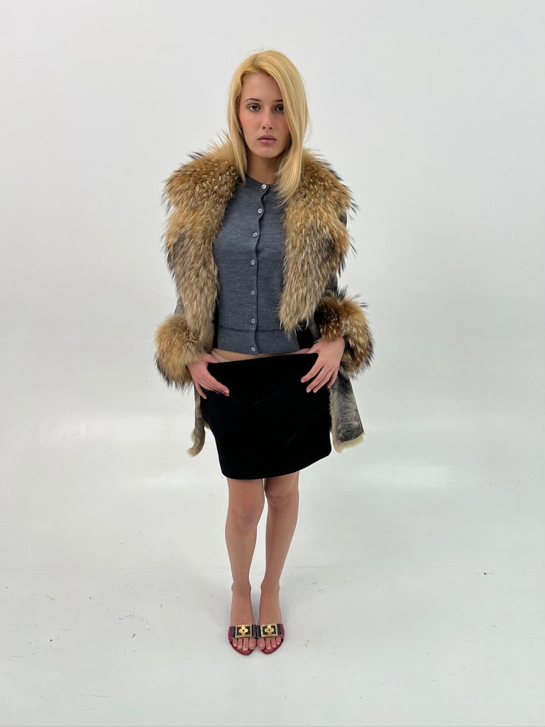 Rabbit Fur Coat
