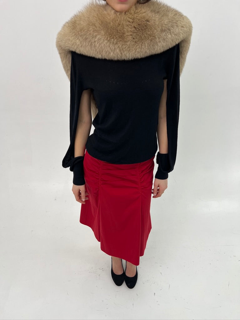 Real Fox Fur Collar