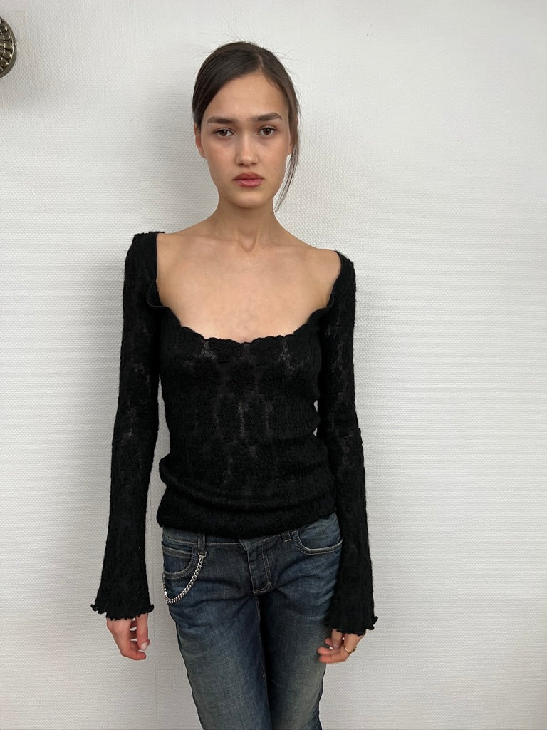 Armani laces top
