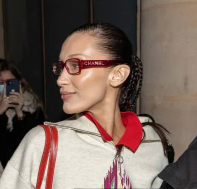 Chanel rectangle sunglasses