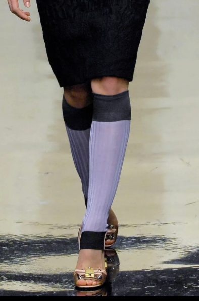 Prada Runway SS 2007 socks