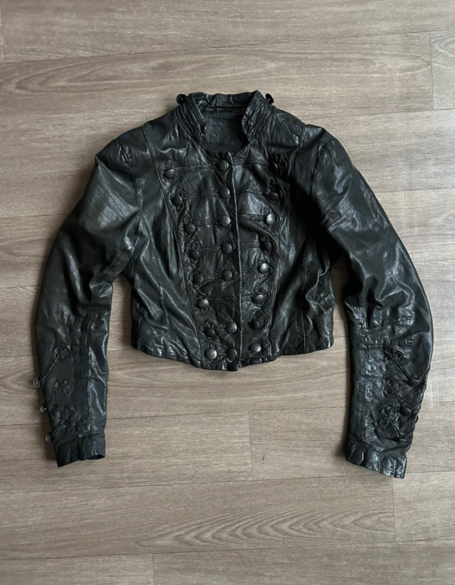 All saints Military Leather Jacket