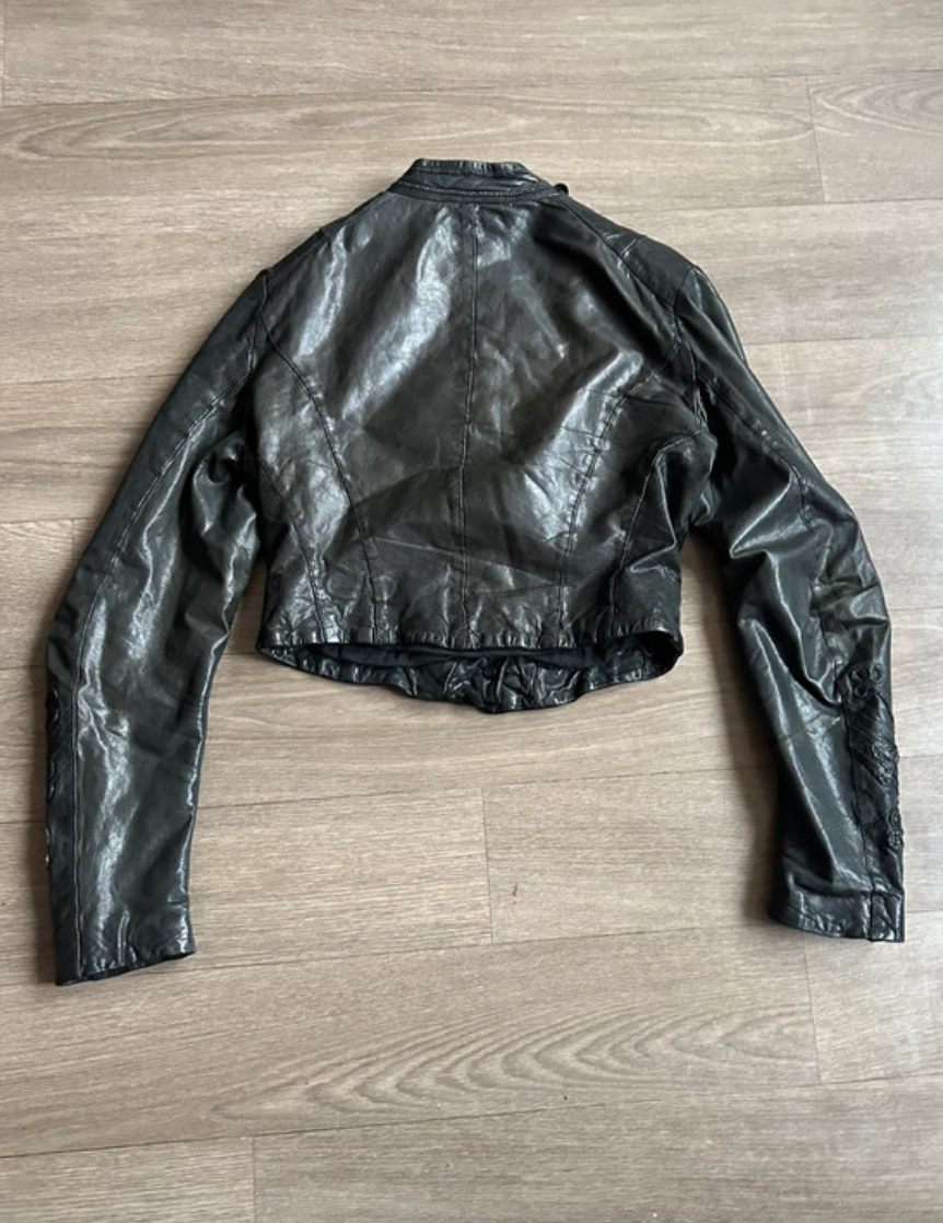 All saints Military Leather Jacket