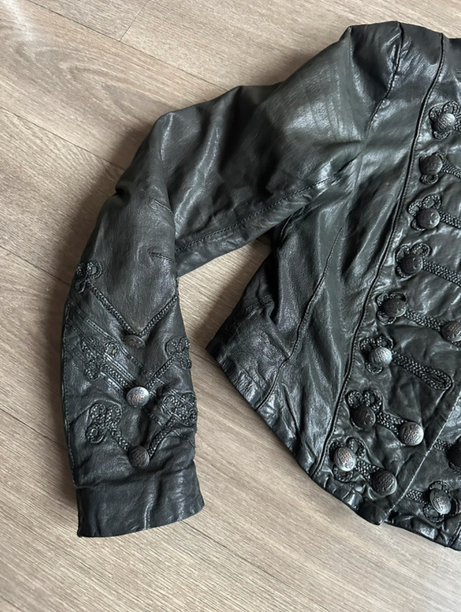 All saints Military Leather Jacket