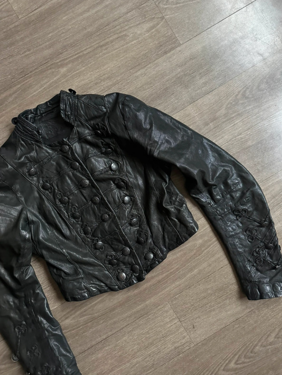 All saints Military Leather Jacket