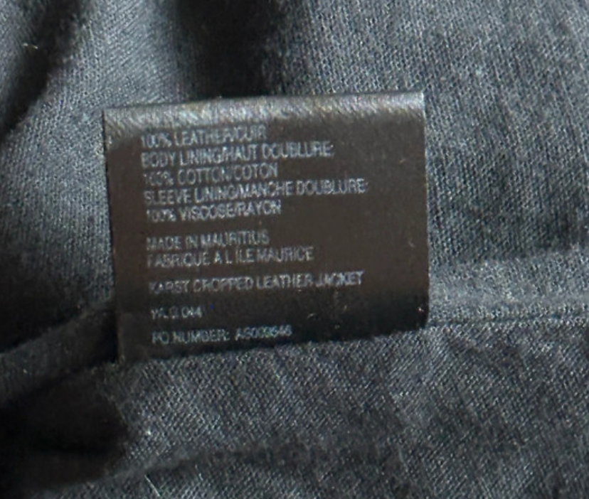 All saints Military Leather Jacket