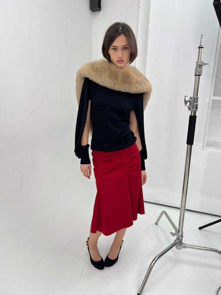 Real Fox Fur Collar