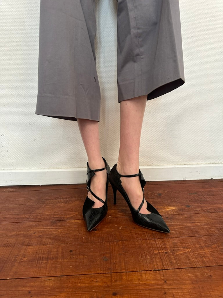Chloé Python Heels