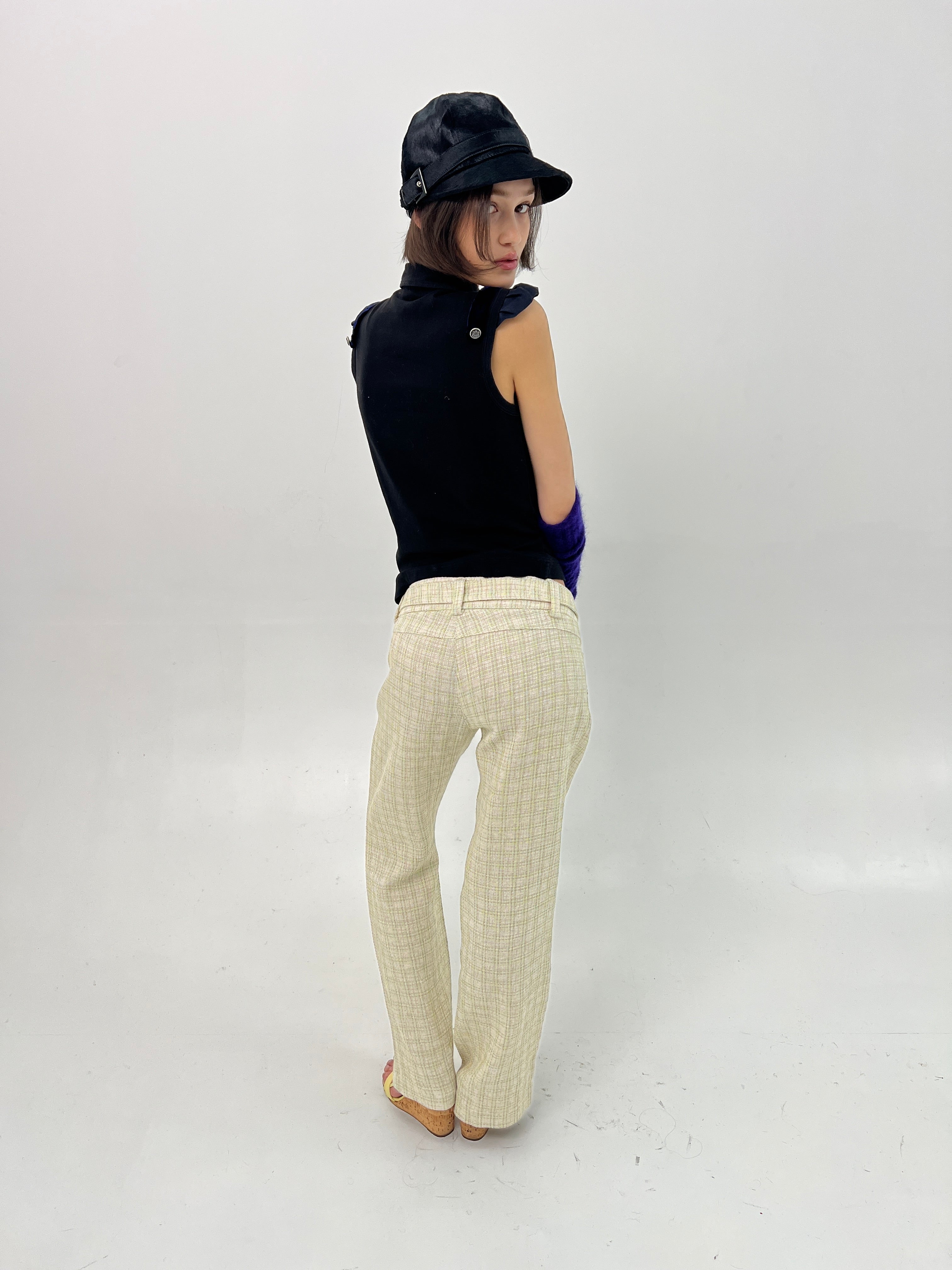 John Galliano Tweed Trousers