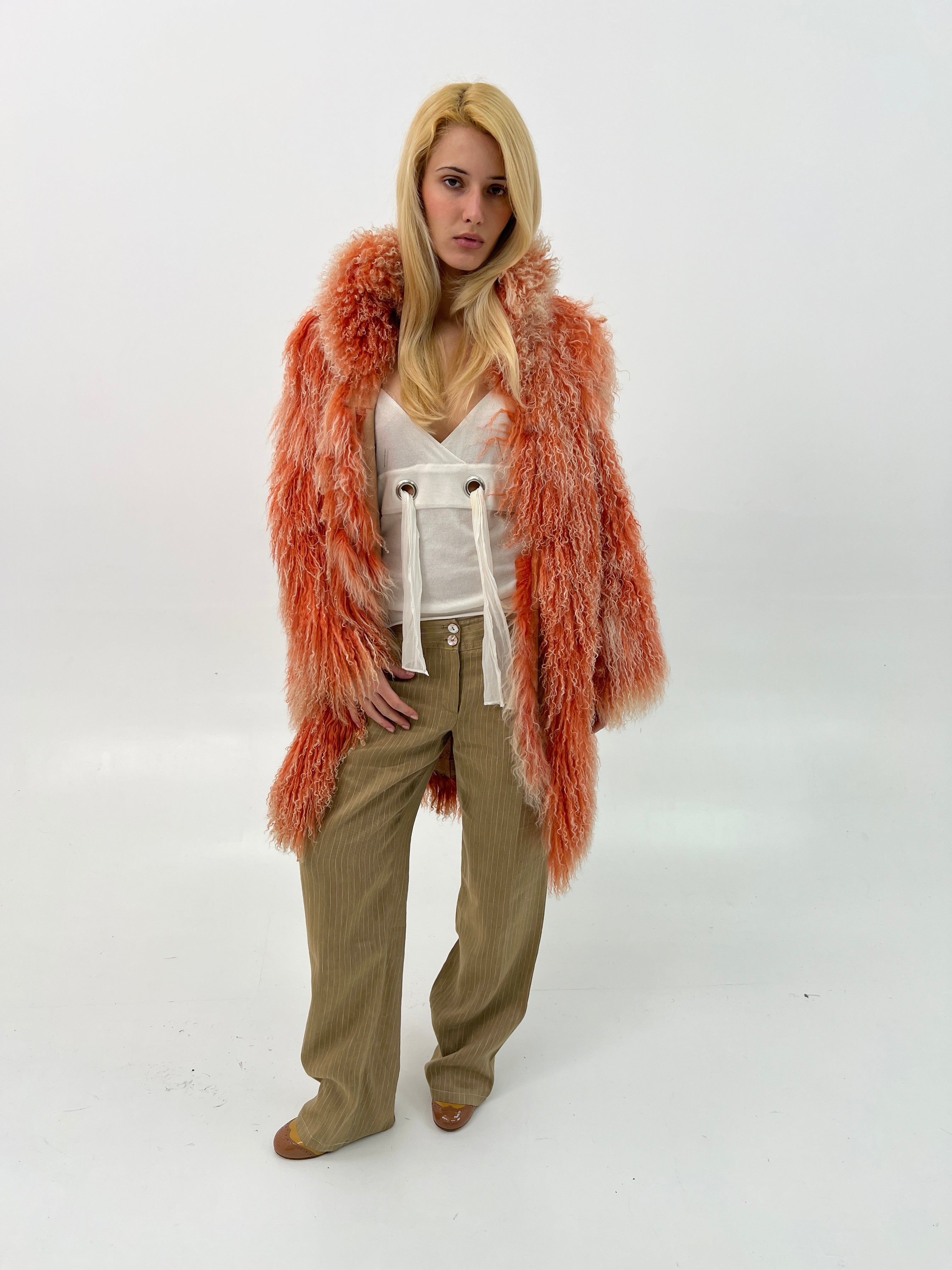 Reversible 100% Real Mongolian Lamb Fur