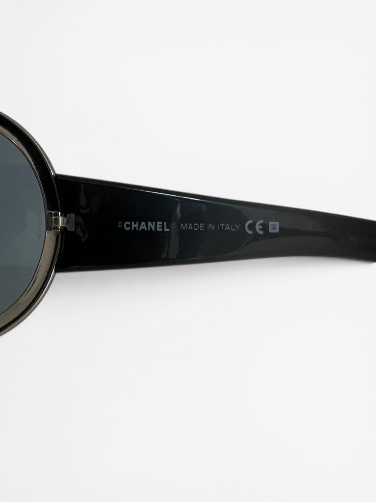 Chanel pilote shield sunglasses