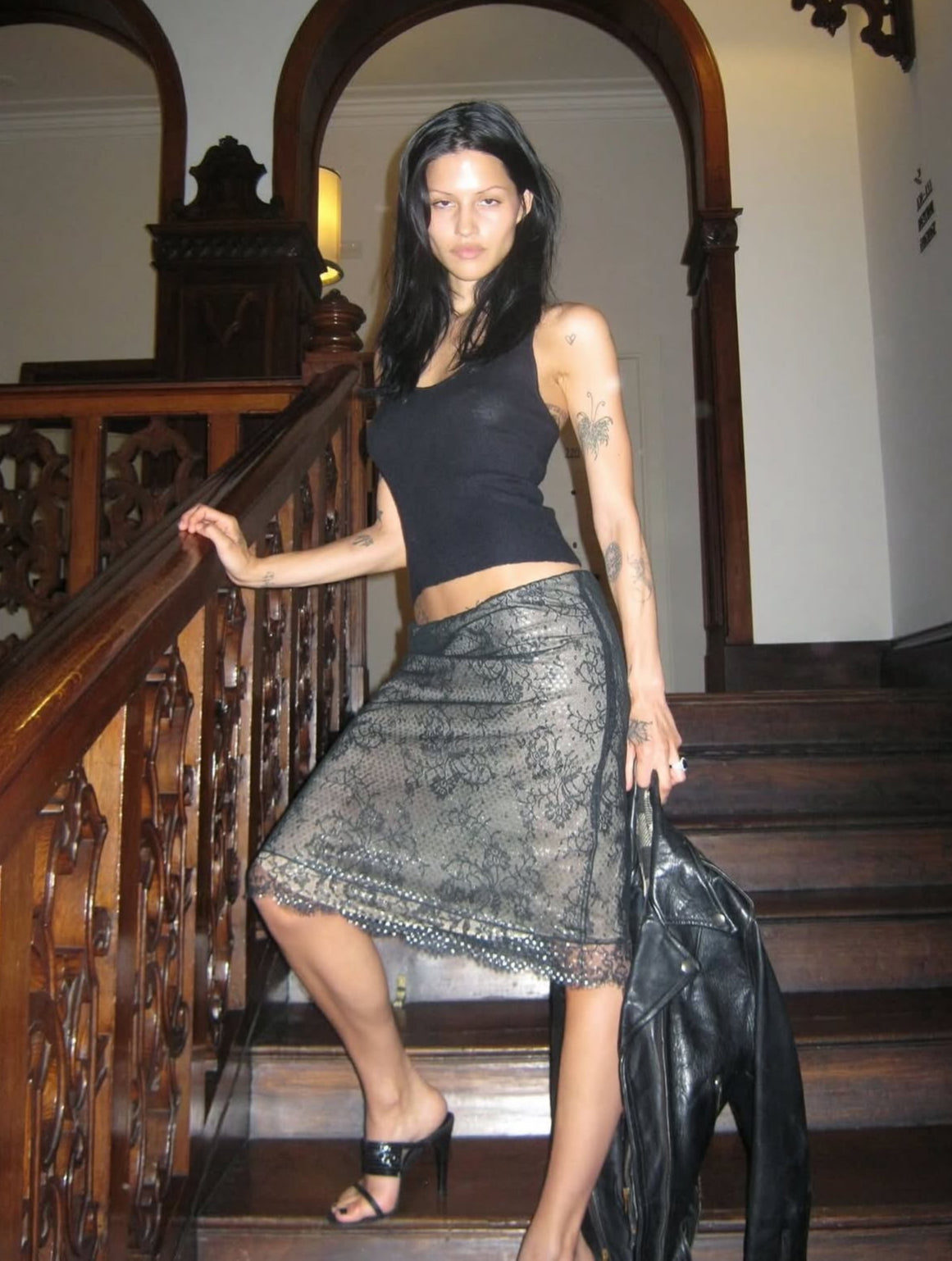 RARE SS99 Gucci Tom Ford Laces Skirt