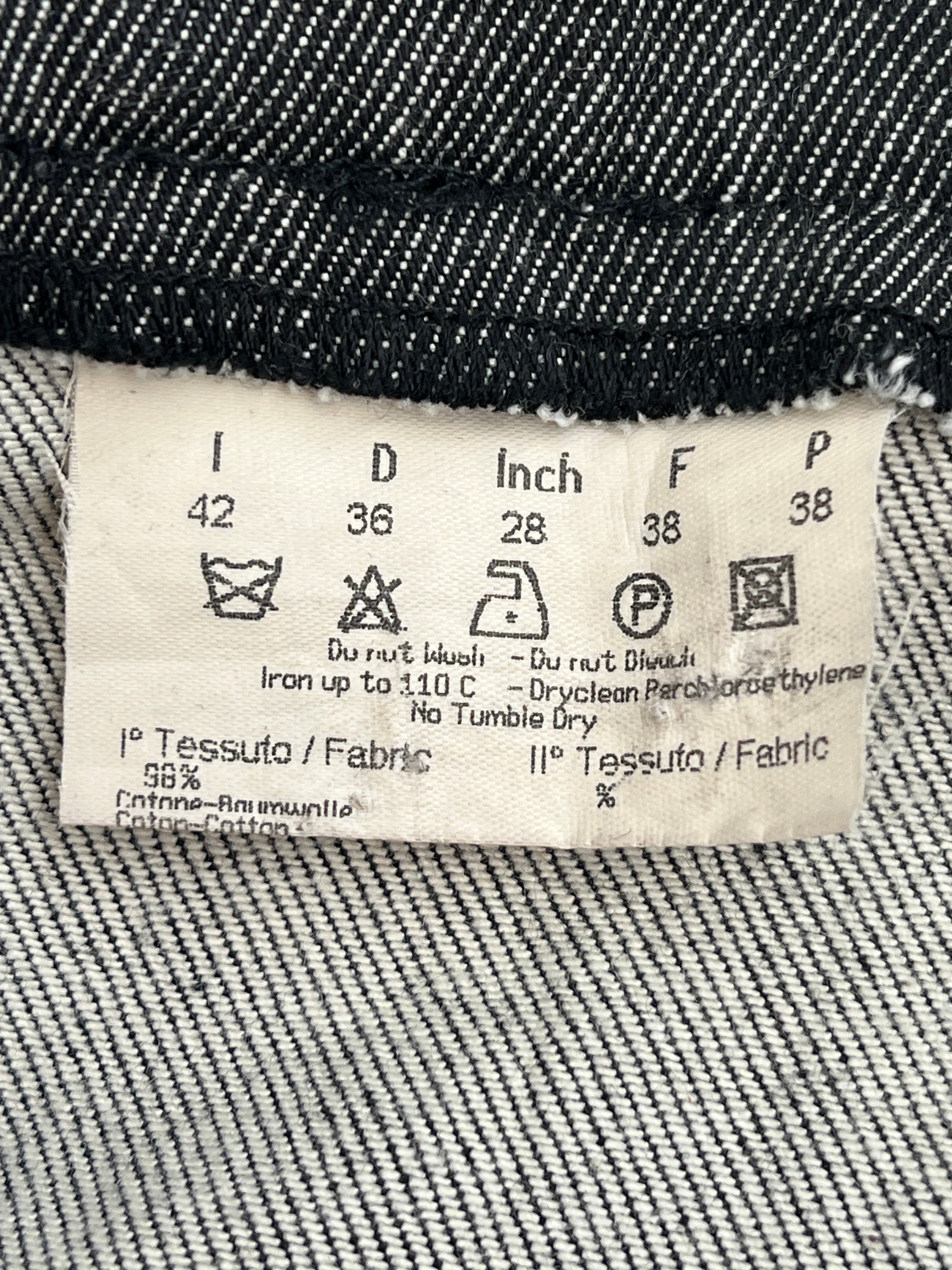 2000s Fendi Denim Trousers