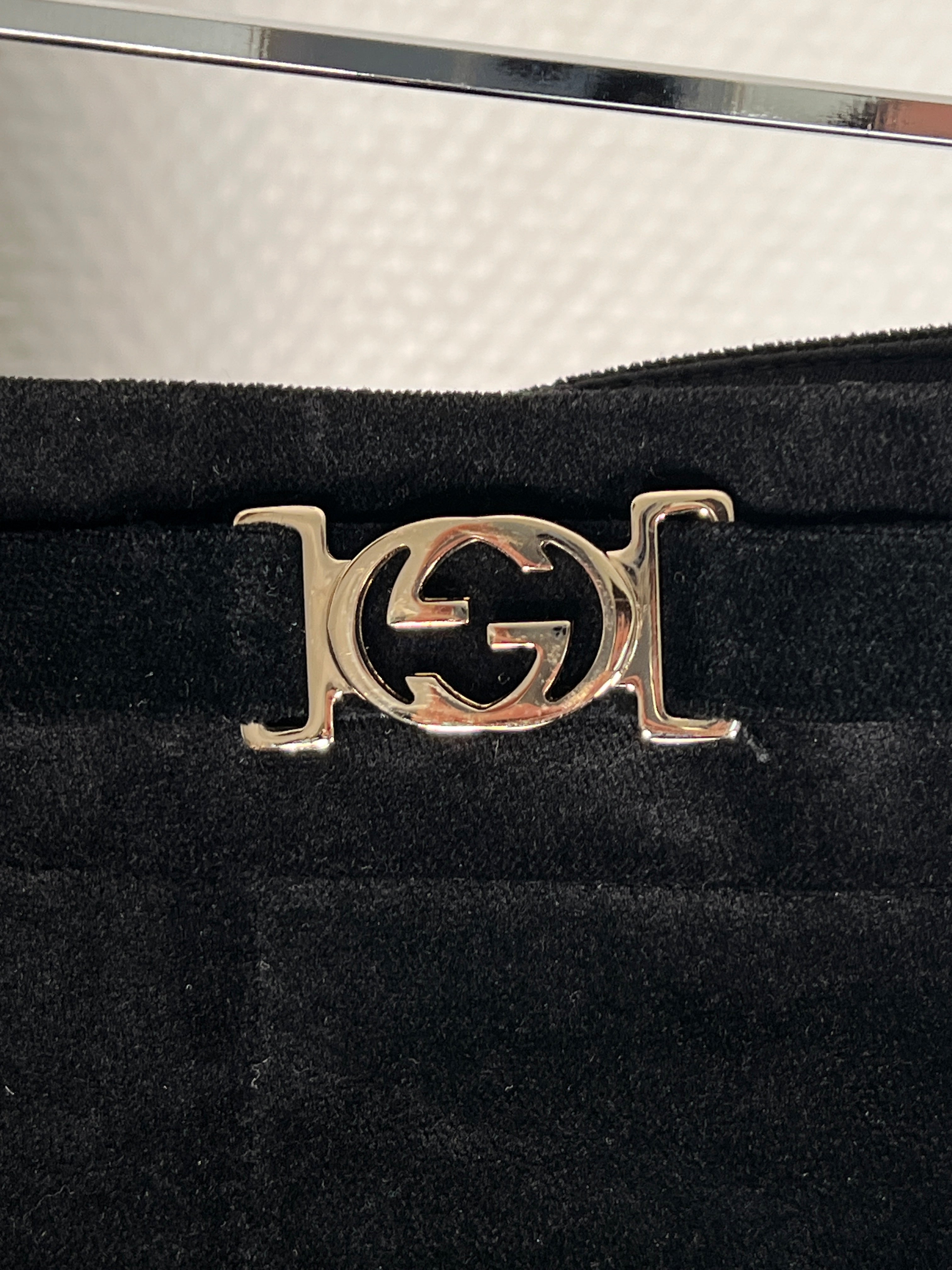 2006 Gucci velvet trousers