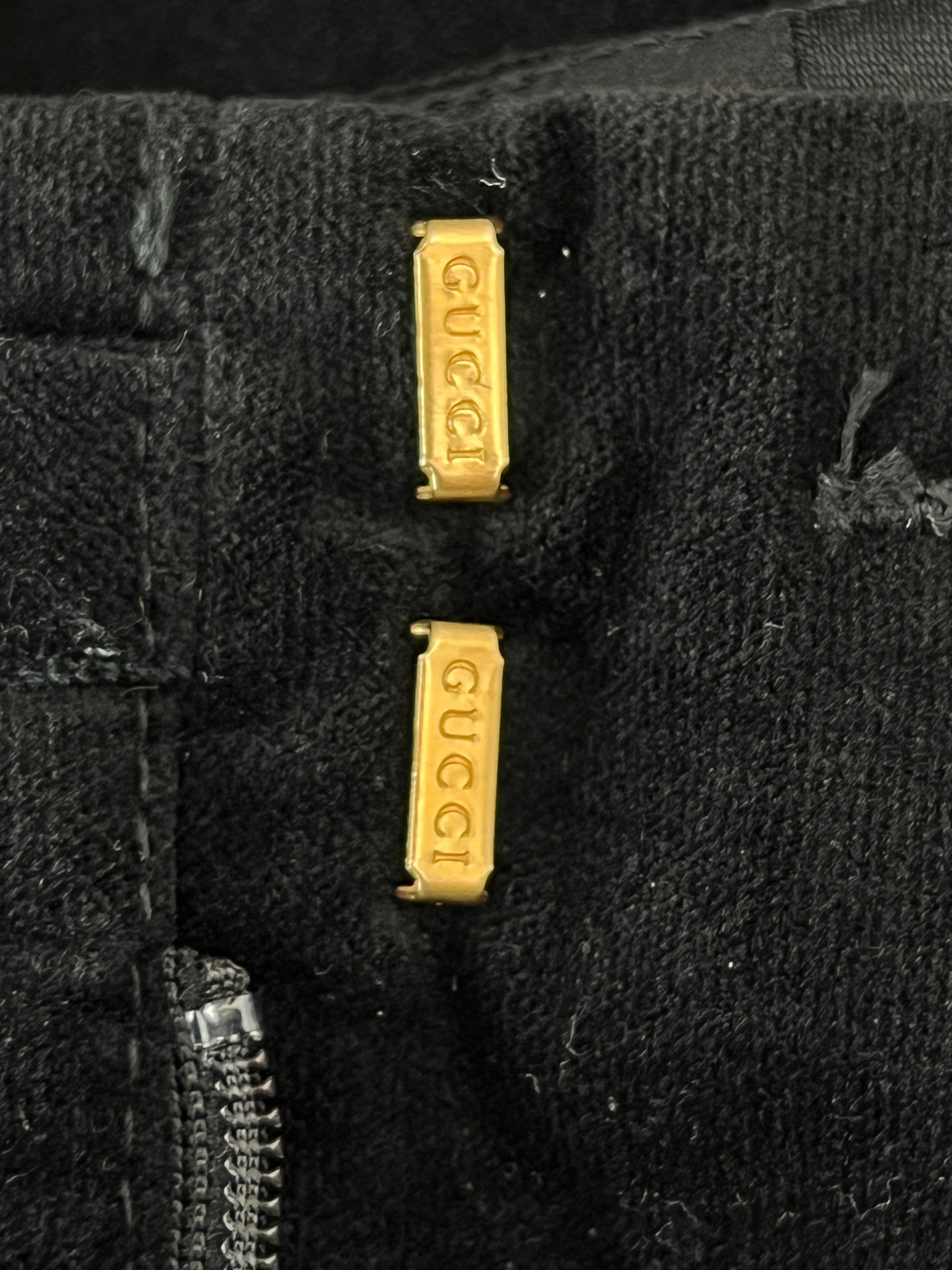 2006 Gucci velvet trousers