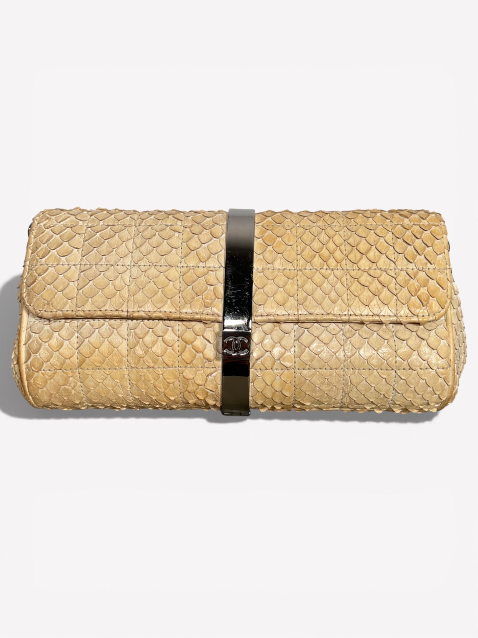 Chanel Python Clutch
