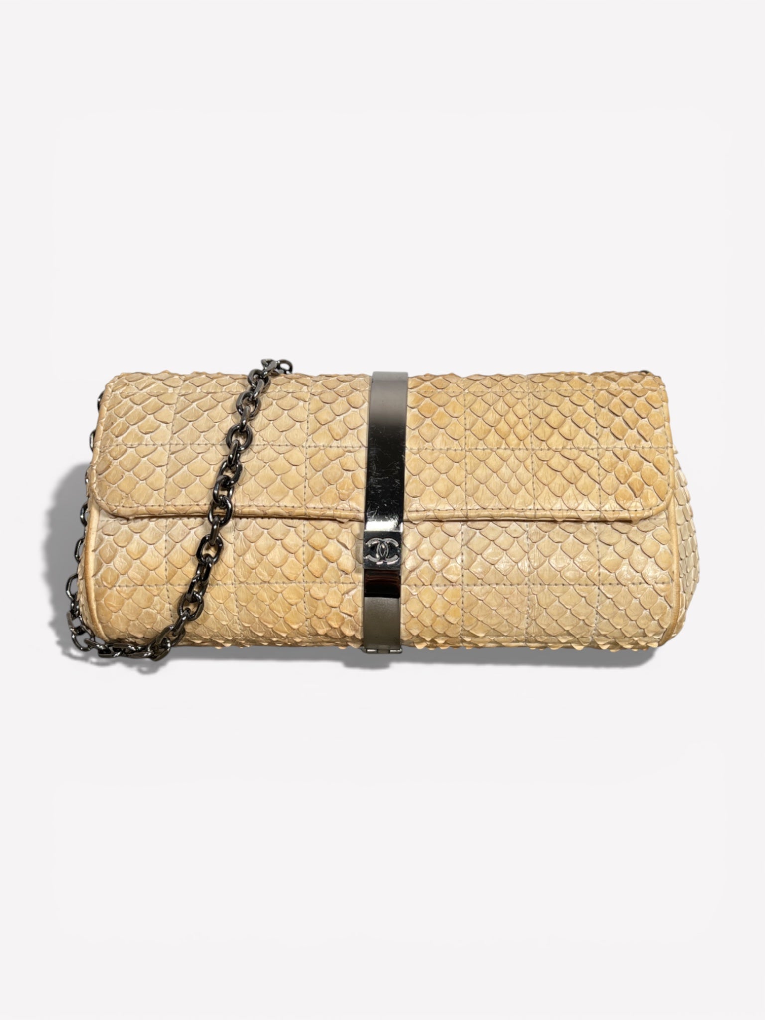 Chanel Python Clutch