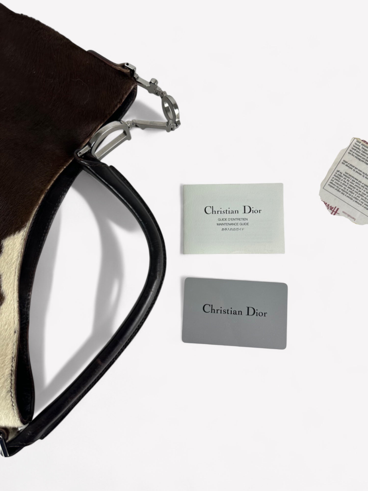 Dior Galliano Cow Bag