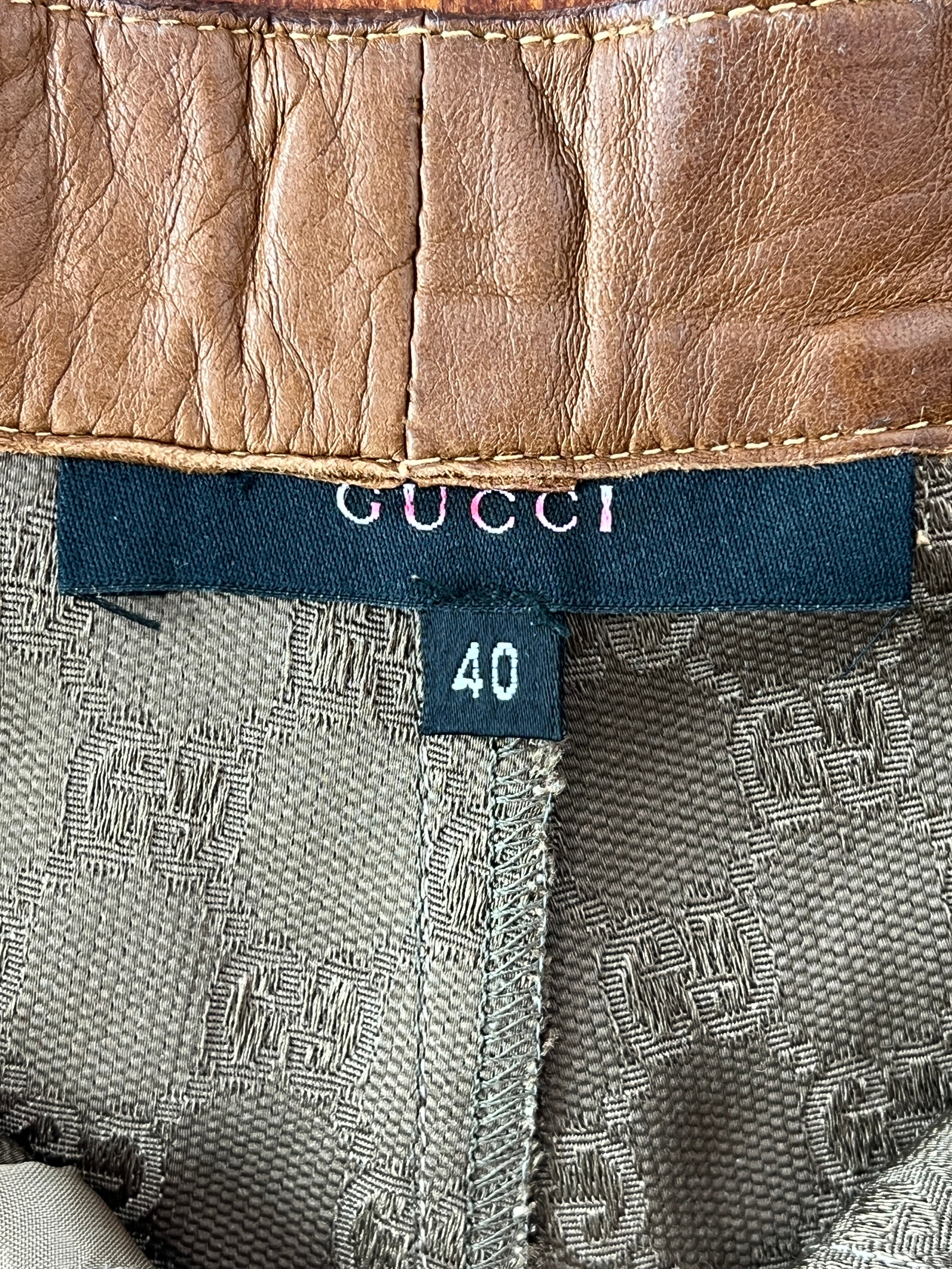 FW00 Gucci Tom Ford monogram shorts