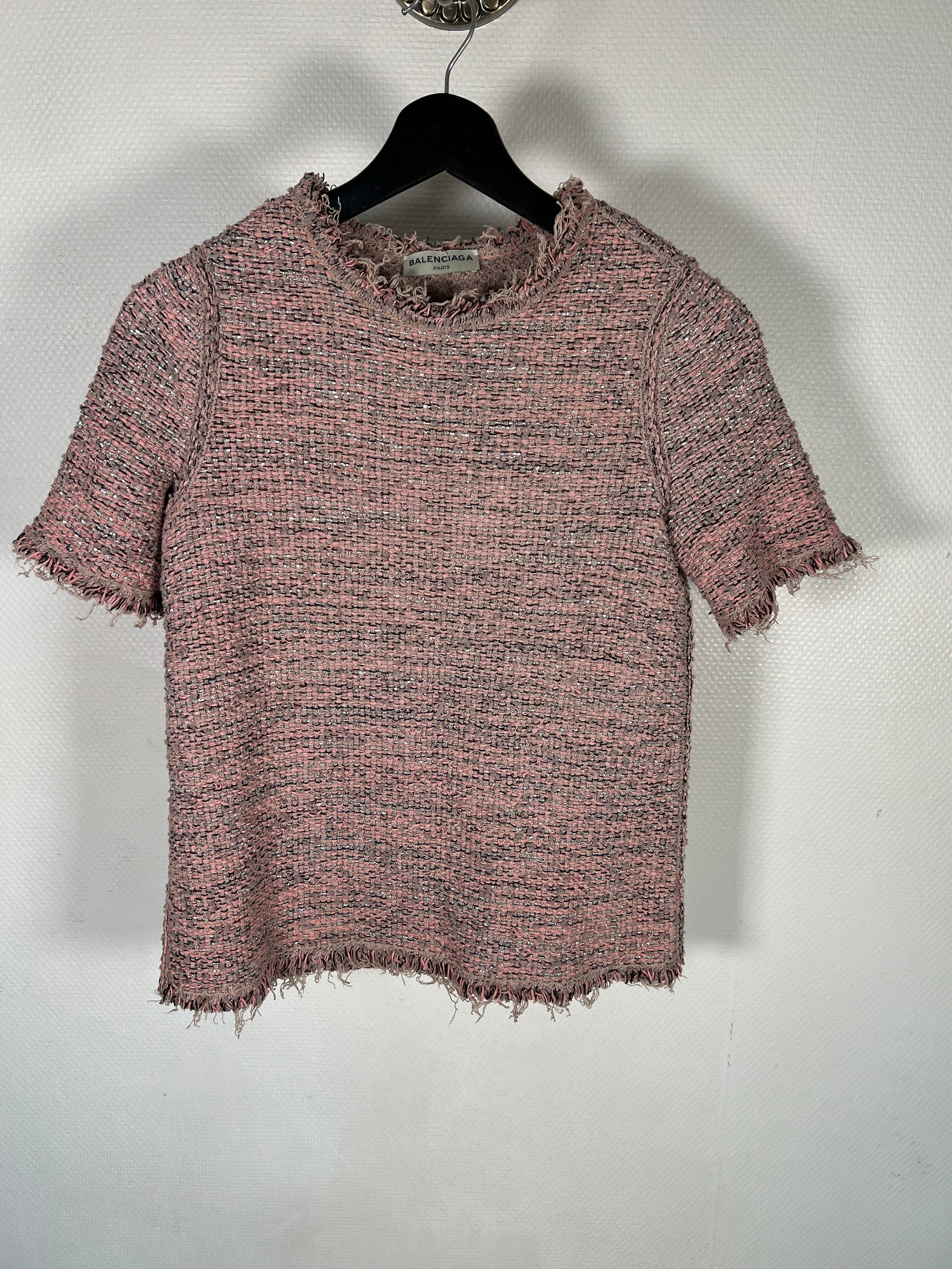 Balenciaga Tweed Top