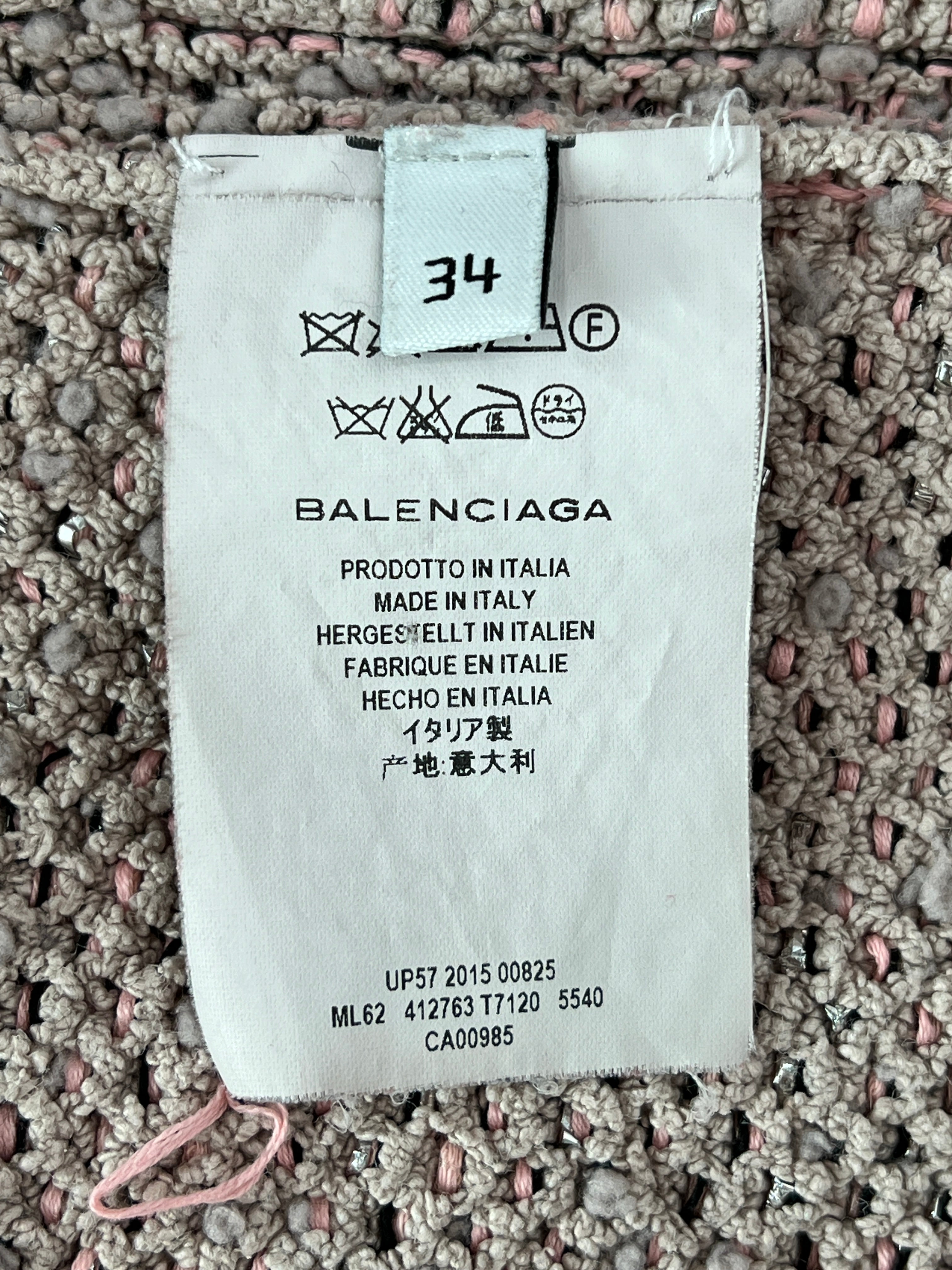 Balenciaga Tweed Top