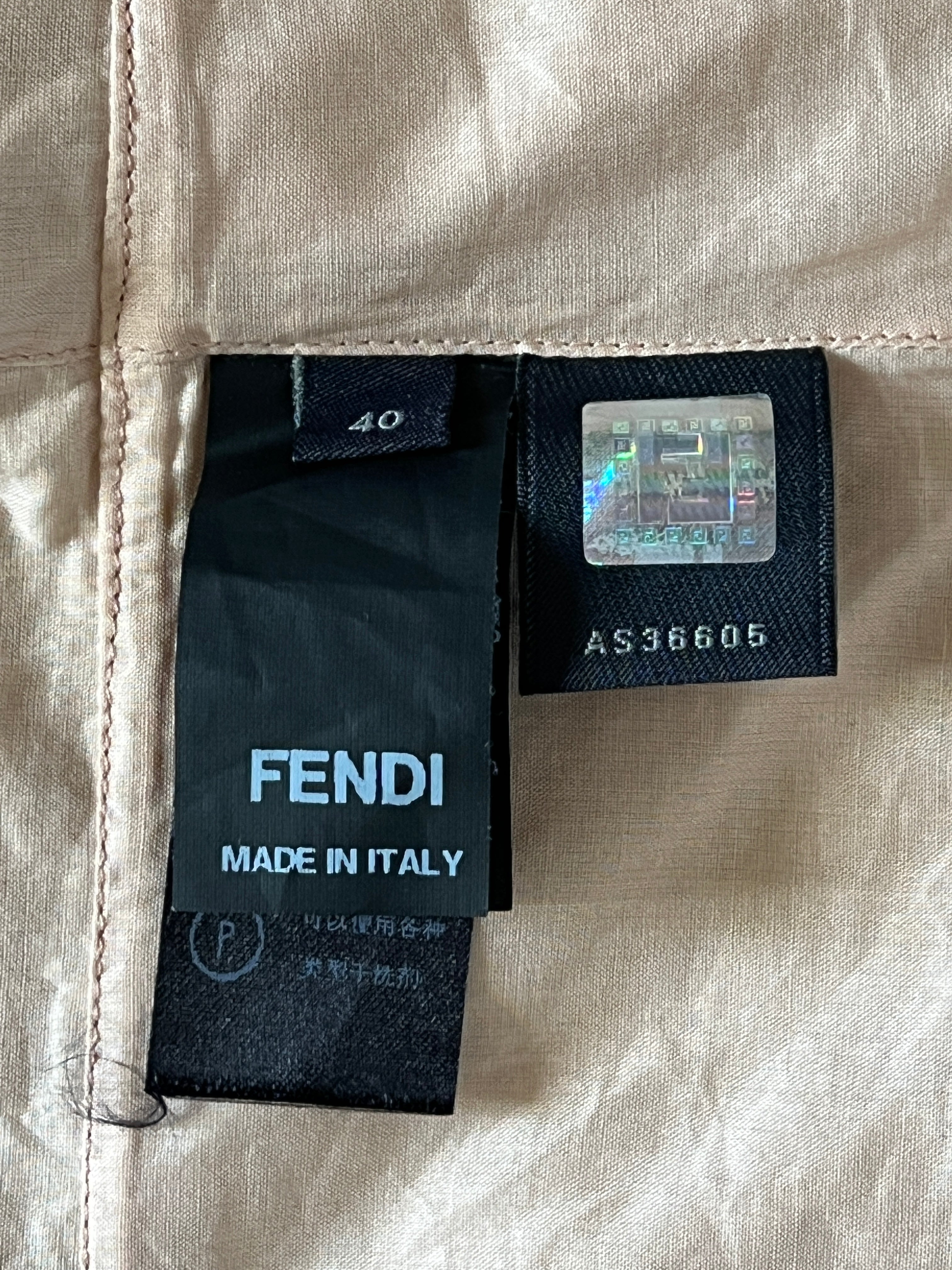 90's Fendi Tailored Blouse