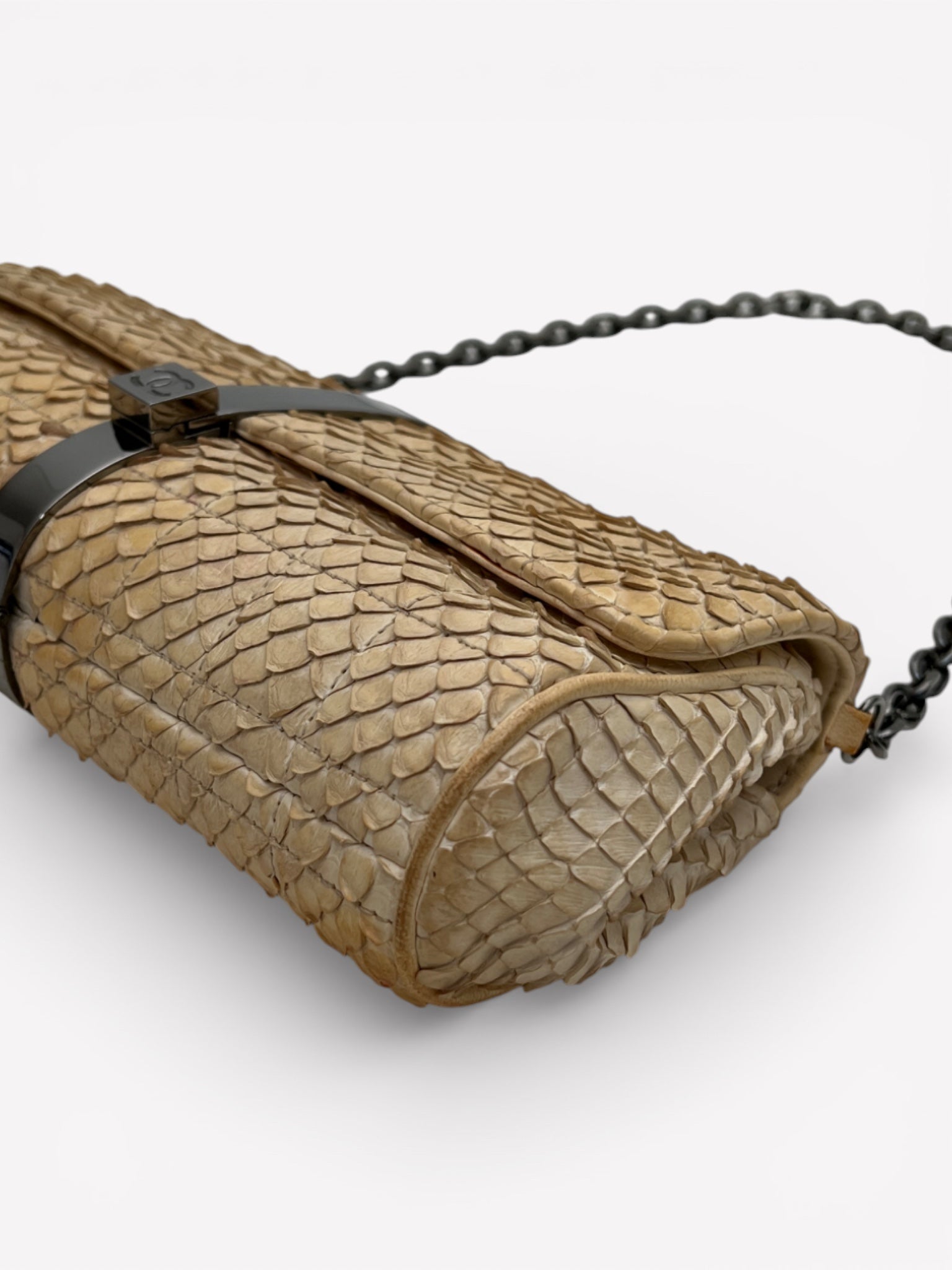 Chanel Python Clutch