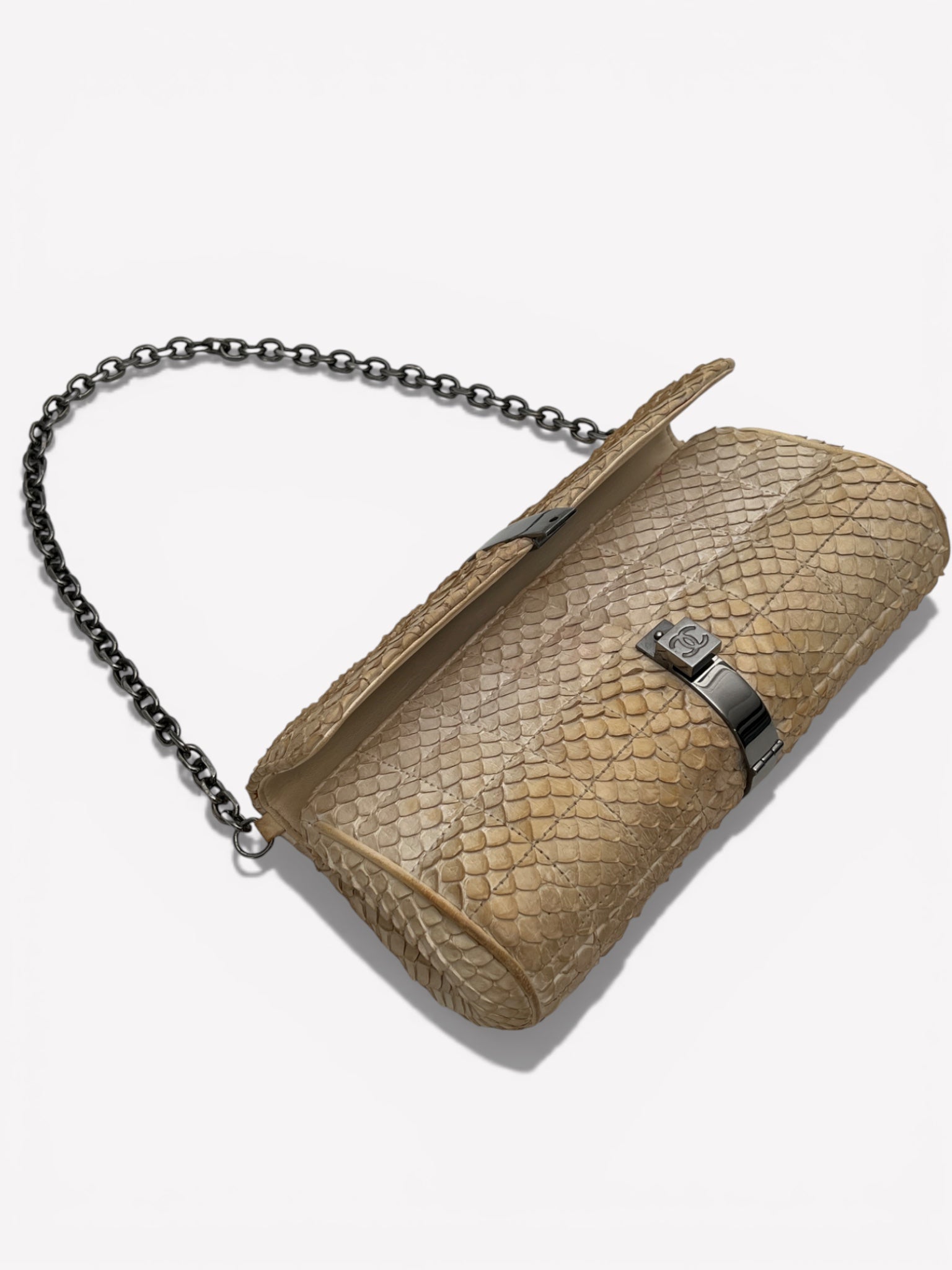 Chanel Python Clutch