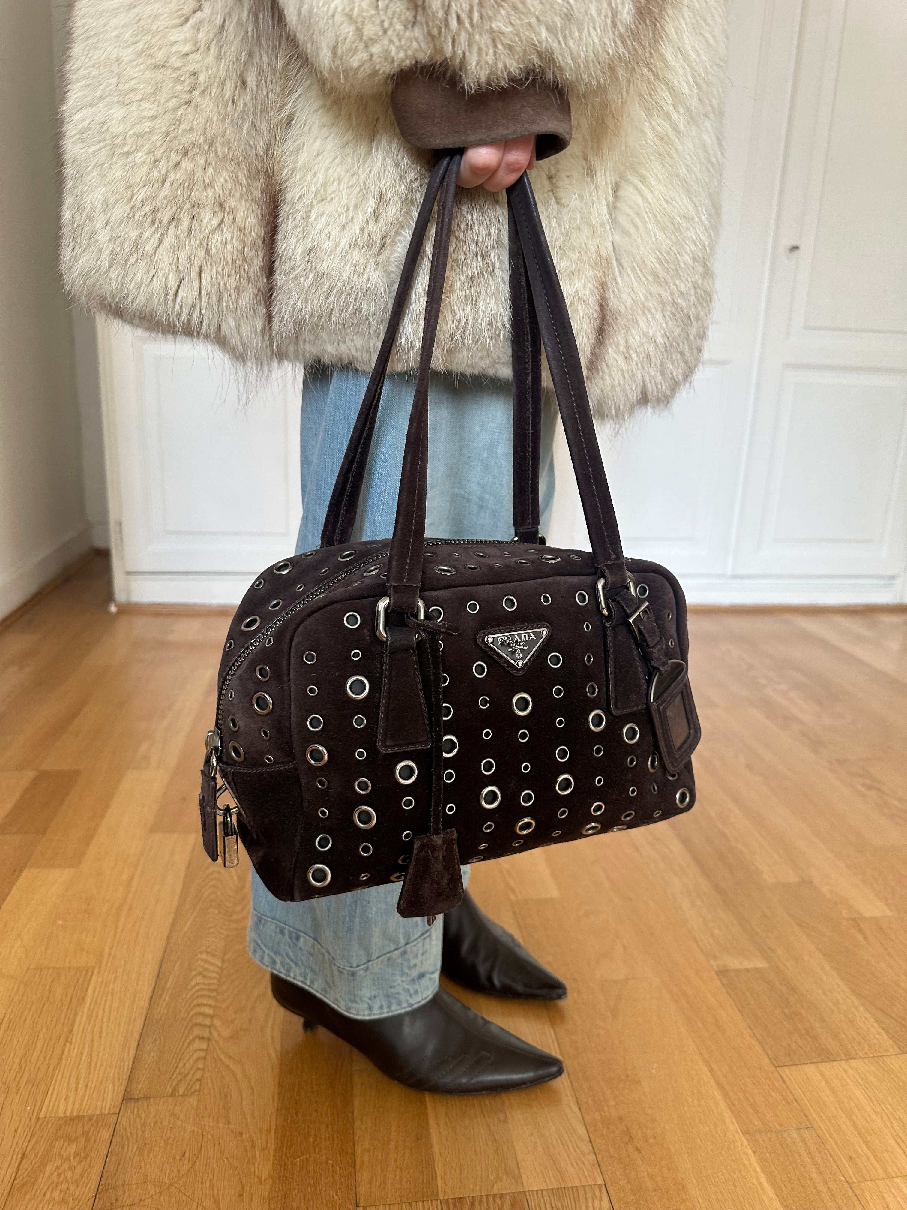 Prada Boston Eyelets