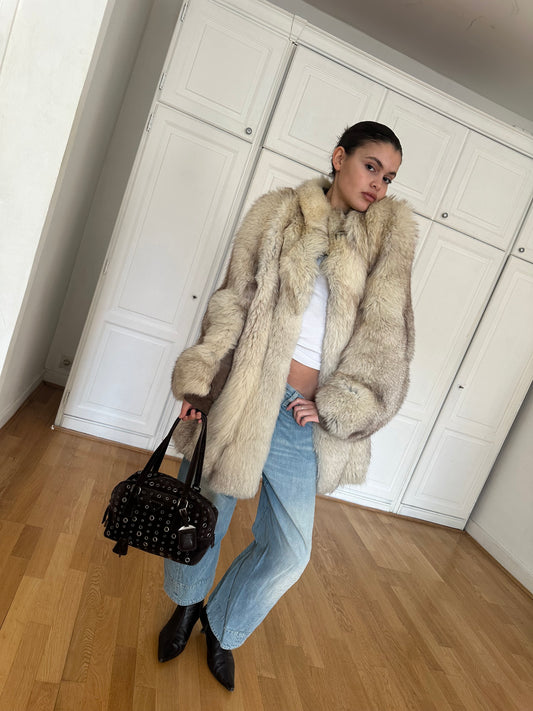 100% Real Wolf Fur
