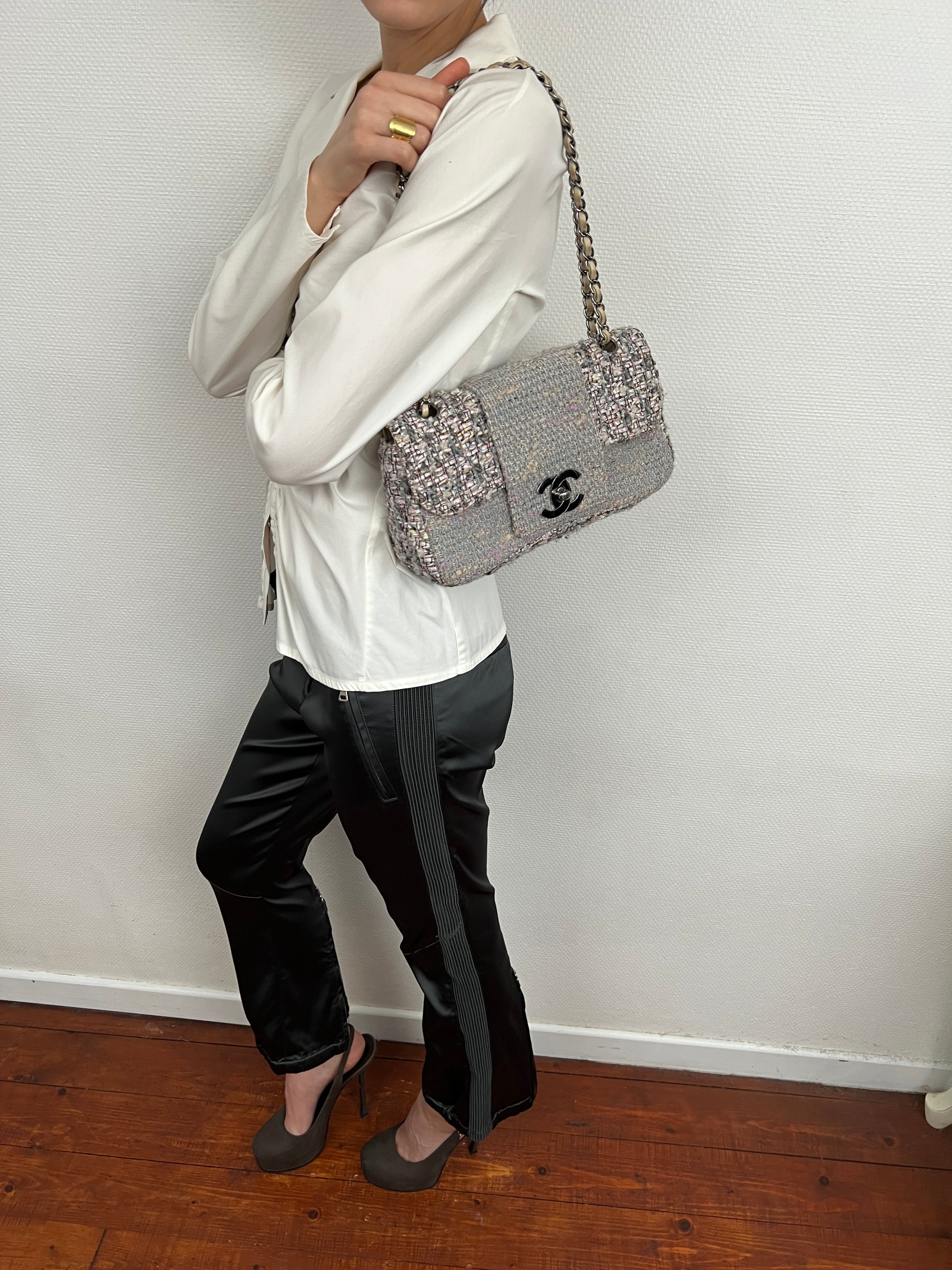 Chanel Tweed Classic Flap