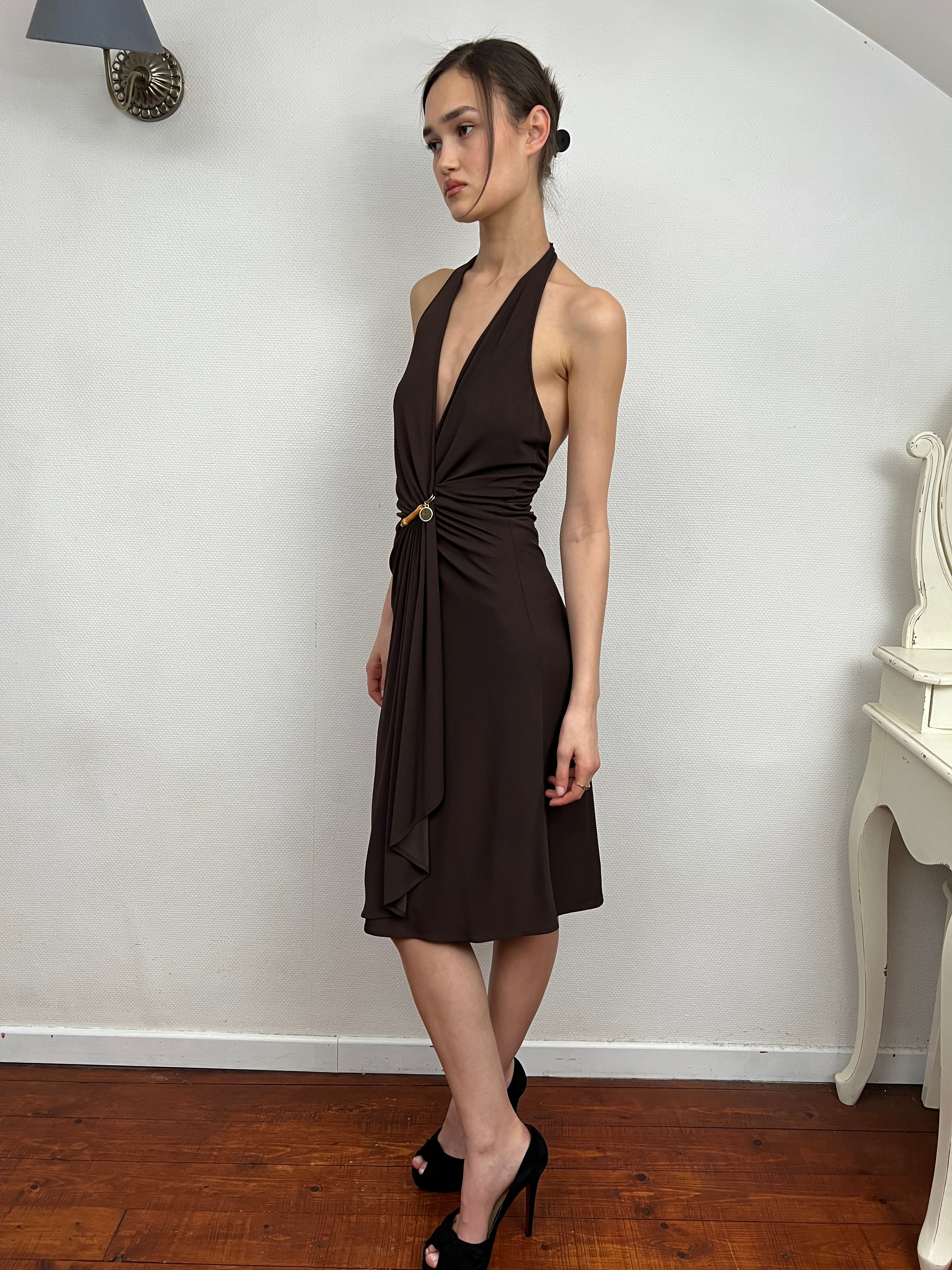 2006 Gucci Halter Dress